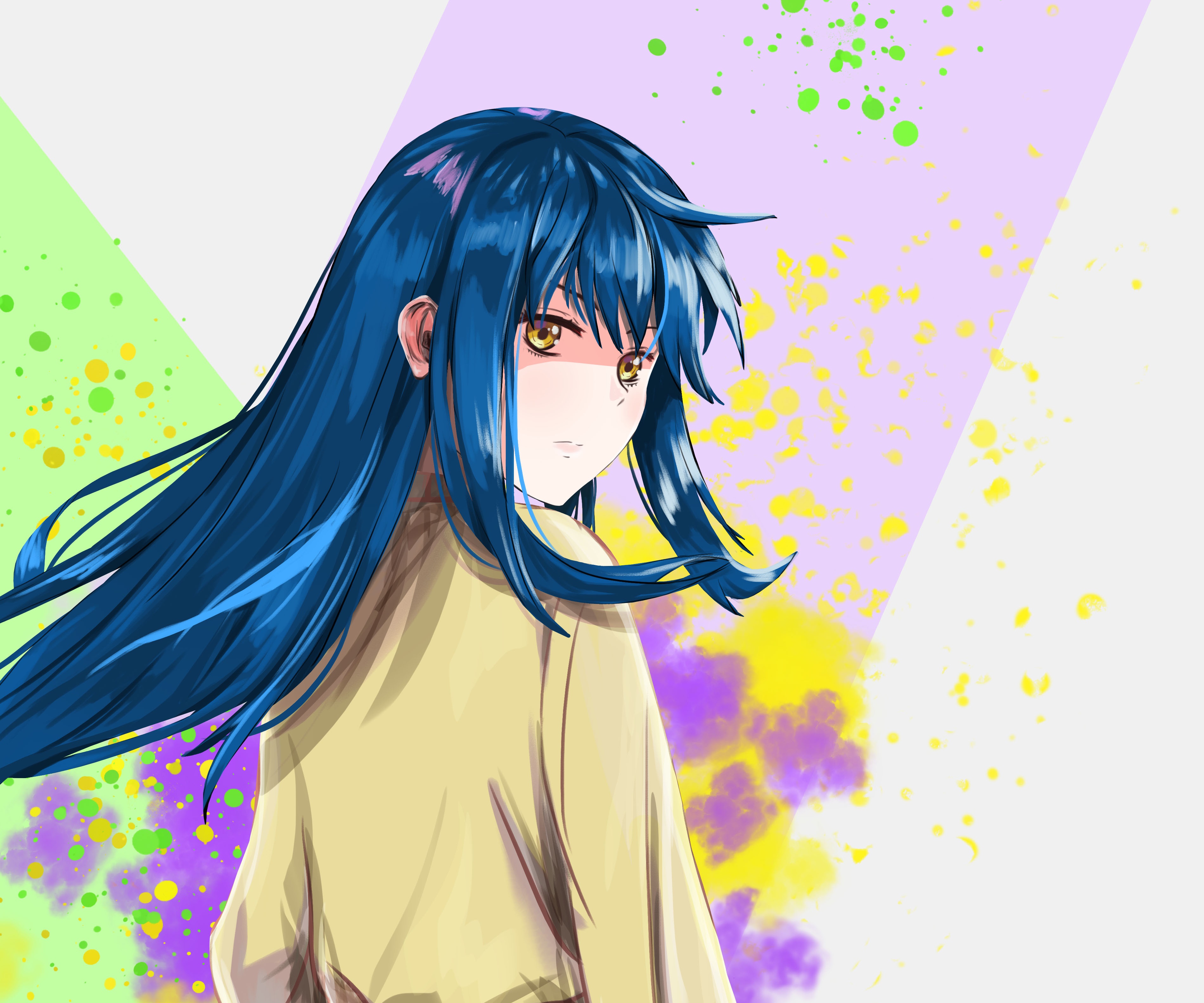 Miko Yotsuya from Mieruko-chan HD Wallpaper