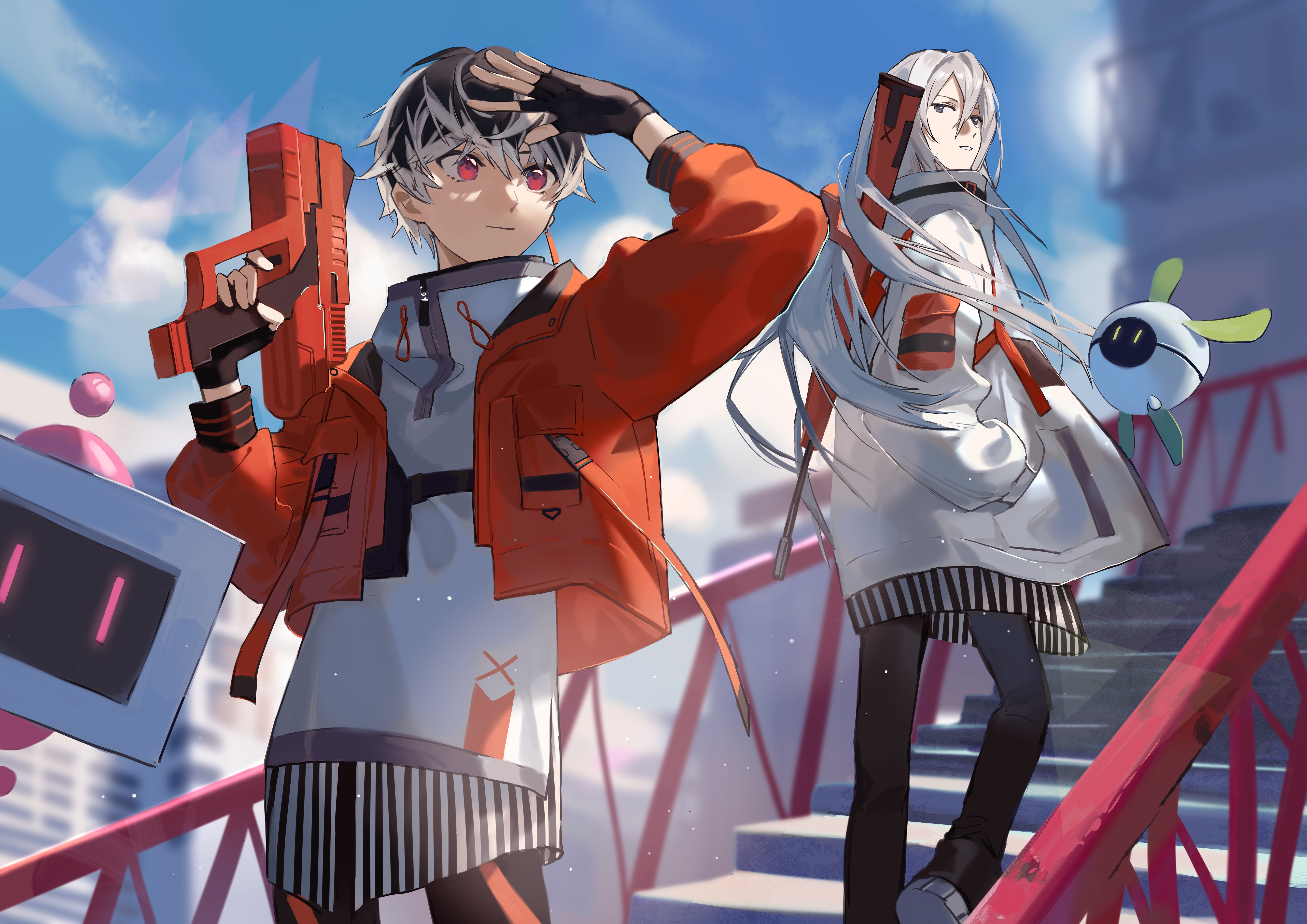Momo and Yuki from IDOLiSH7 4K HD Wallpaper