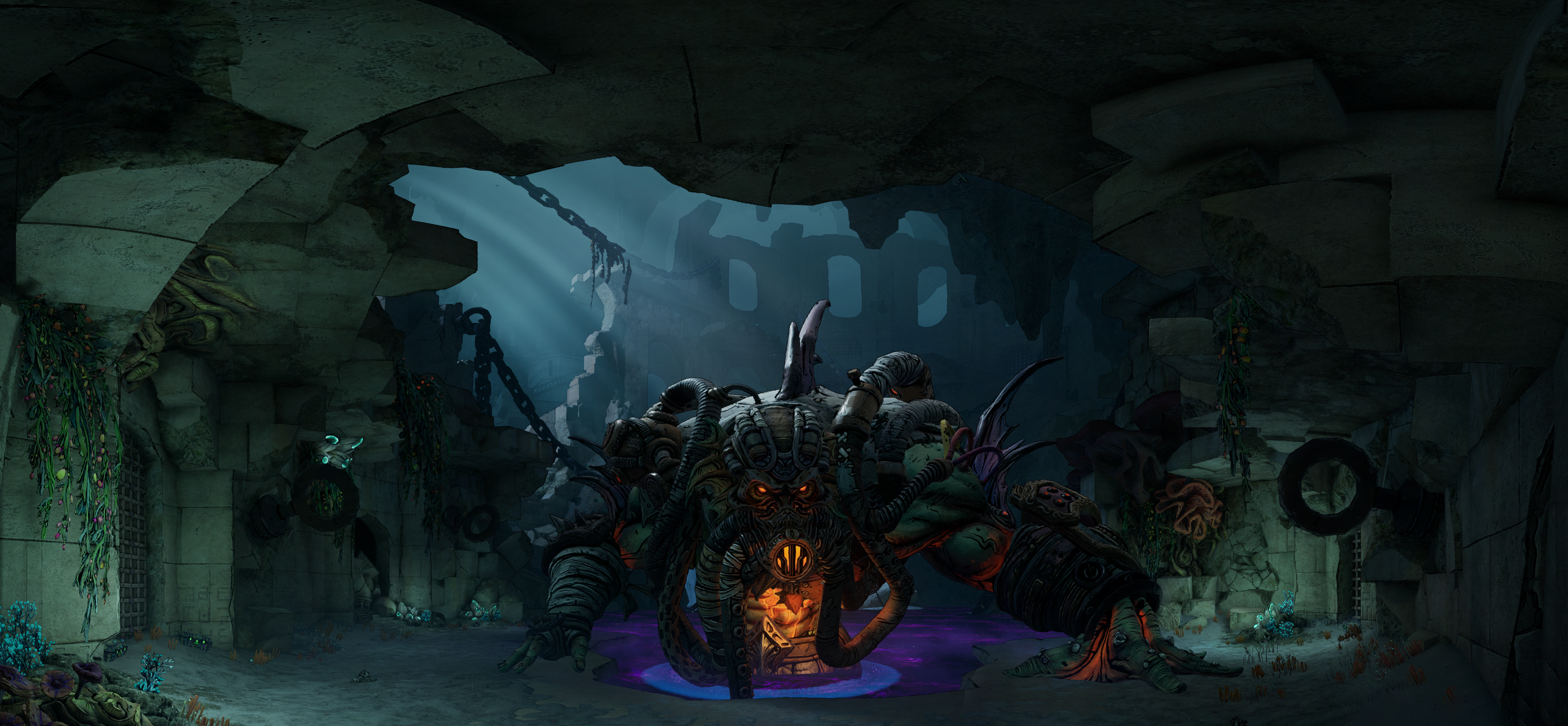 Tiny Tina's Wonderlands creature in cave HD Wallpaper