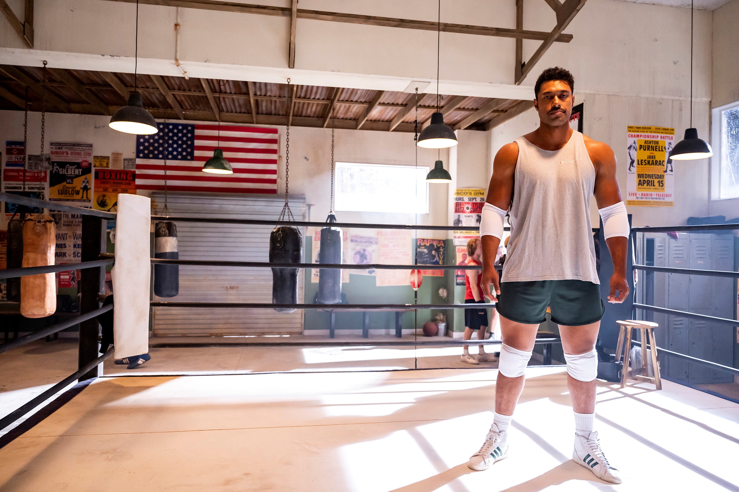 Uli Latukefu in a boxing gym HD Wallpaper
