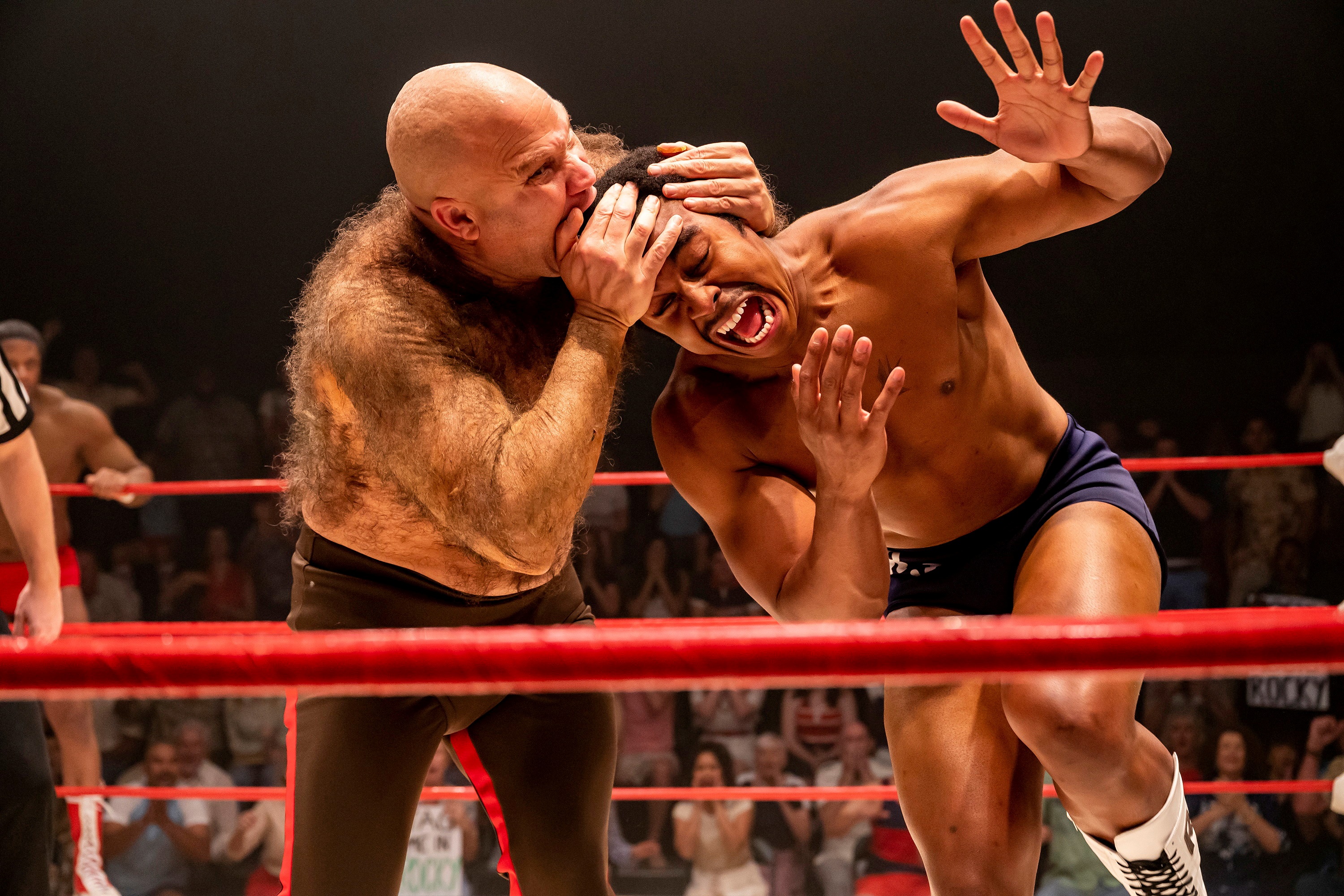 Wrestlers in a ring HD Wallpaper