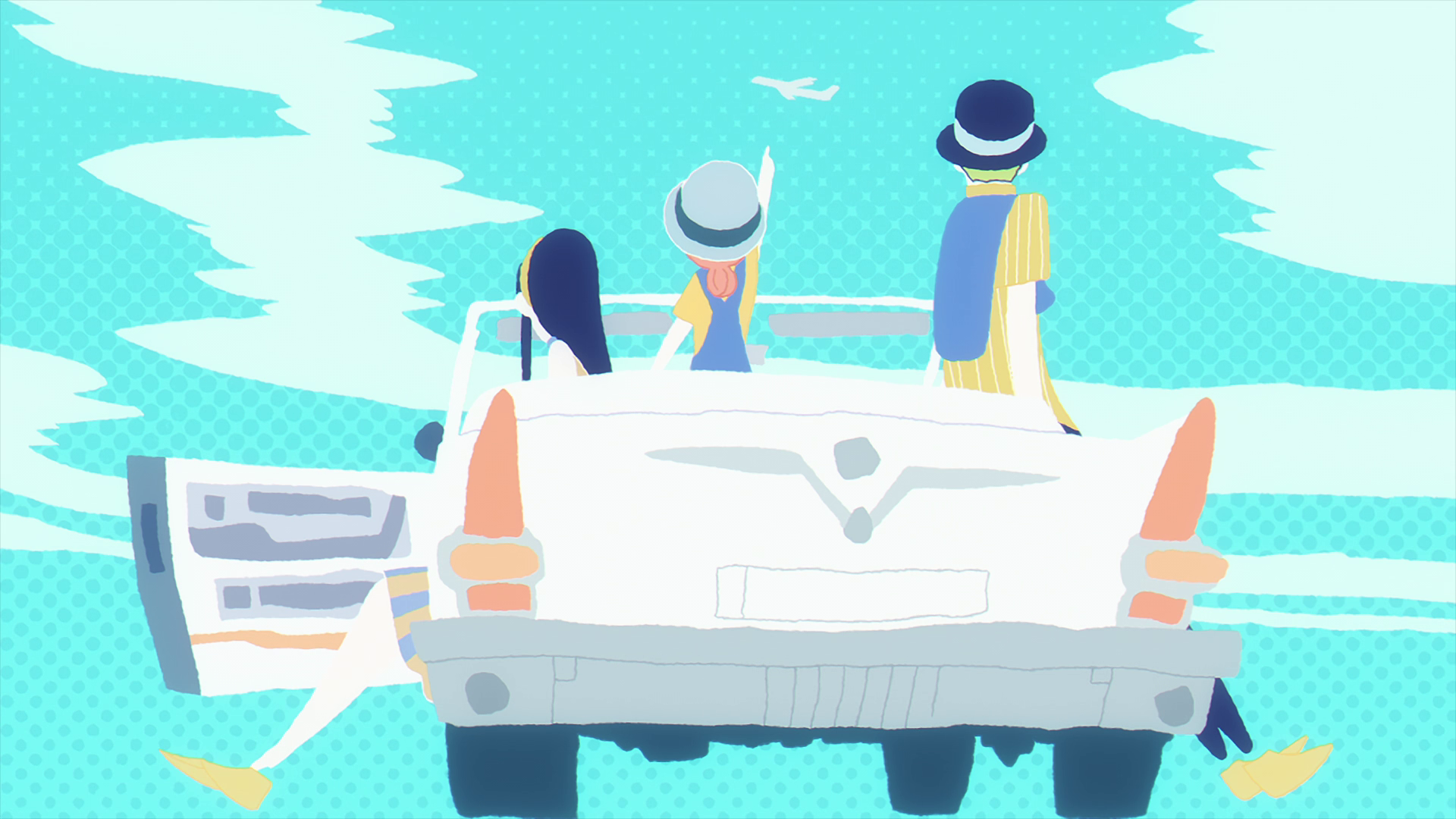 Spy x Family: Loid, Anya, and Yor on a Car Ride HD Wallpaper