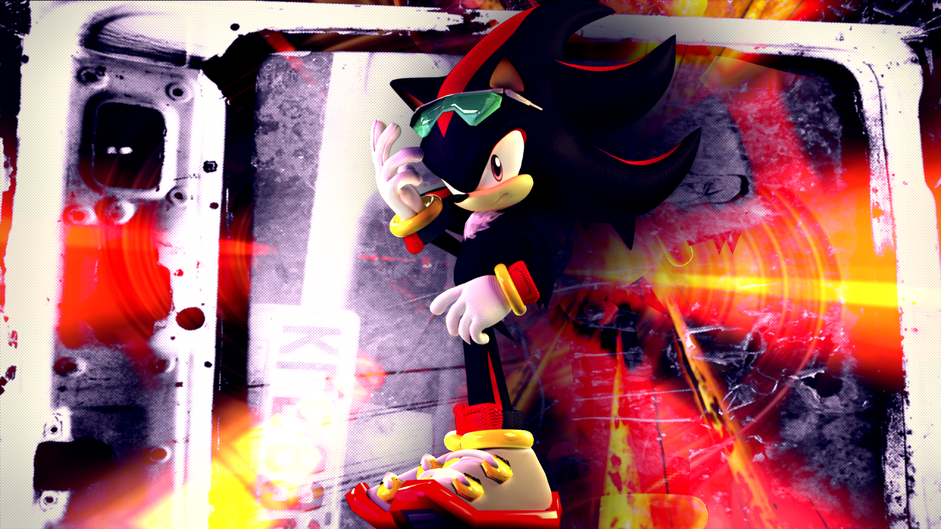 Shadow the Hedgehog from Sonic the Hedgehog HD Wallpaper
