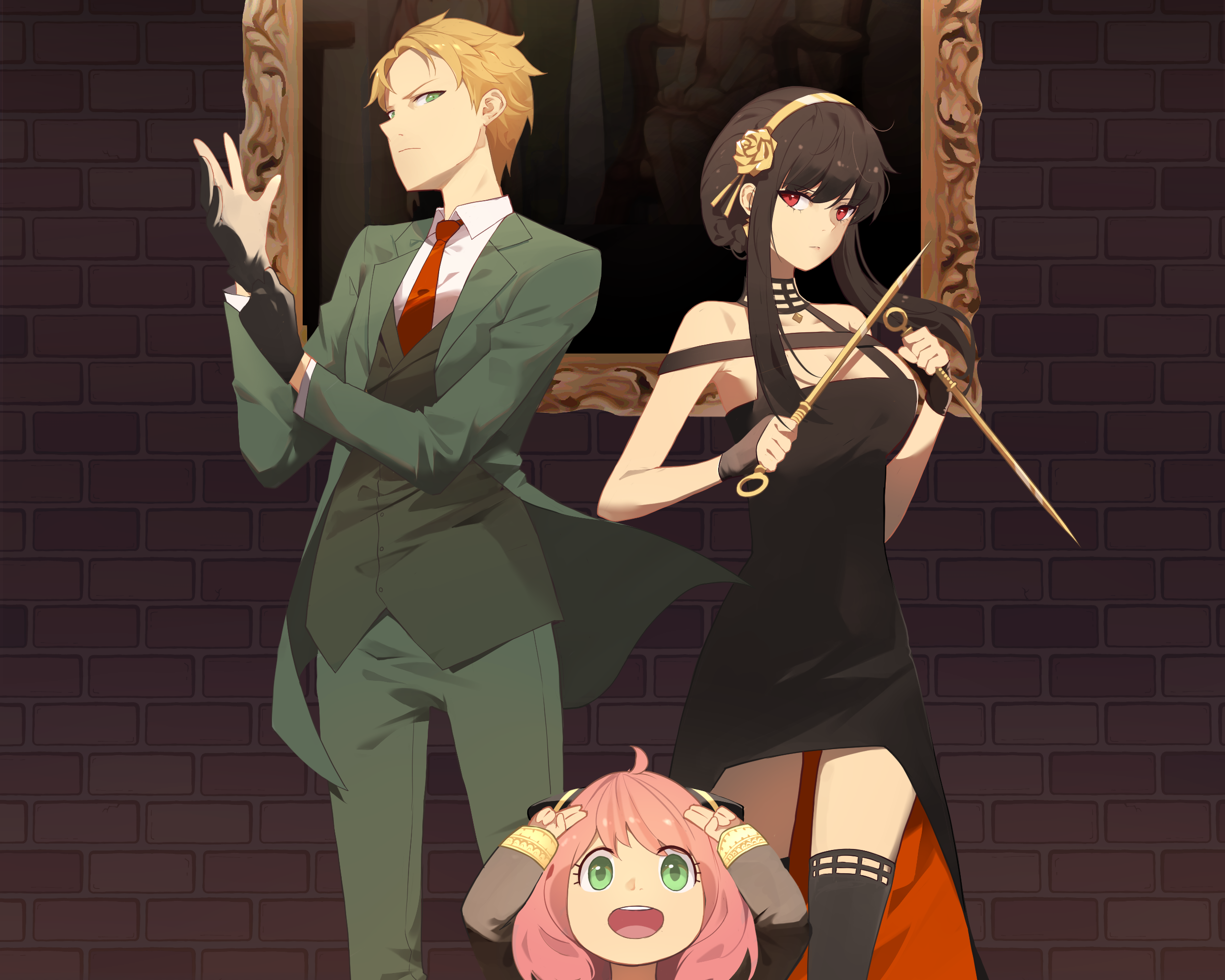 Loid, Yor, and Anya from Spy X Family HD Wallpaper