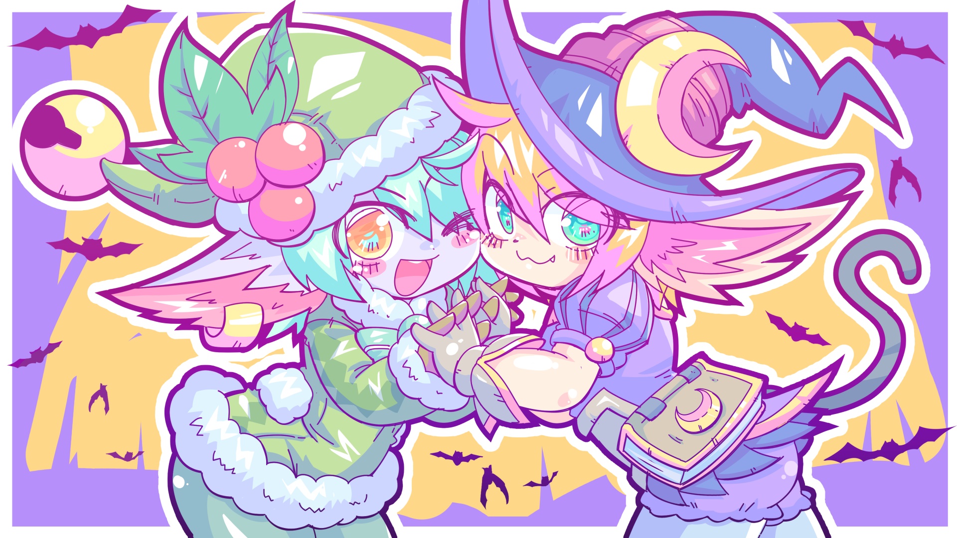 Tristana and Yuumi from League of Legends HD Wallpaper
