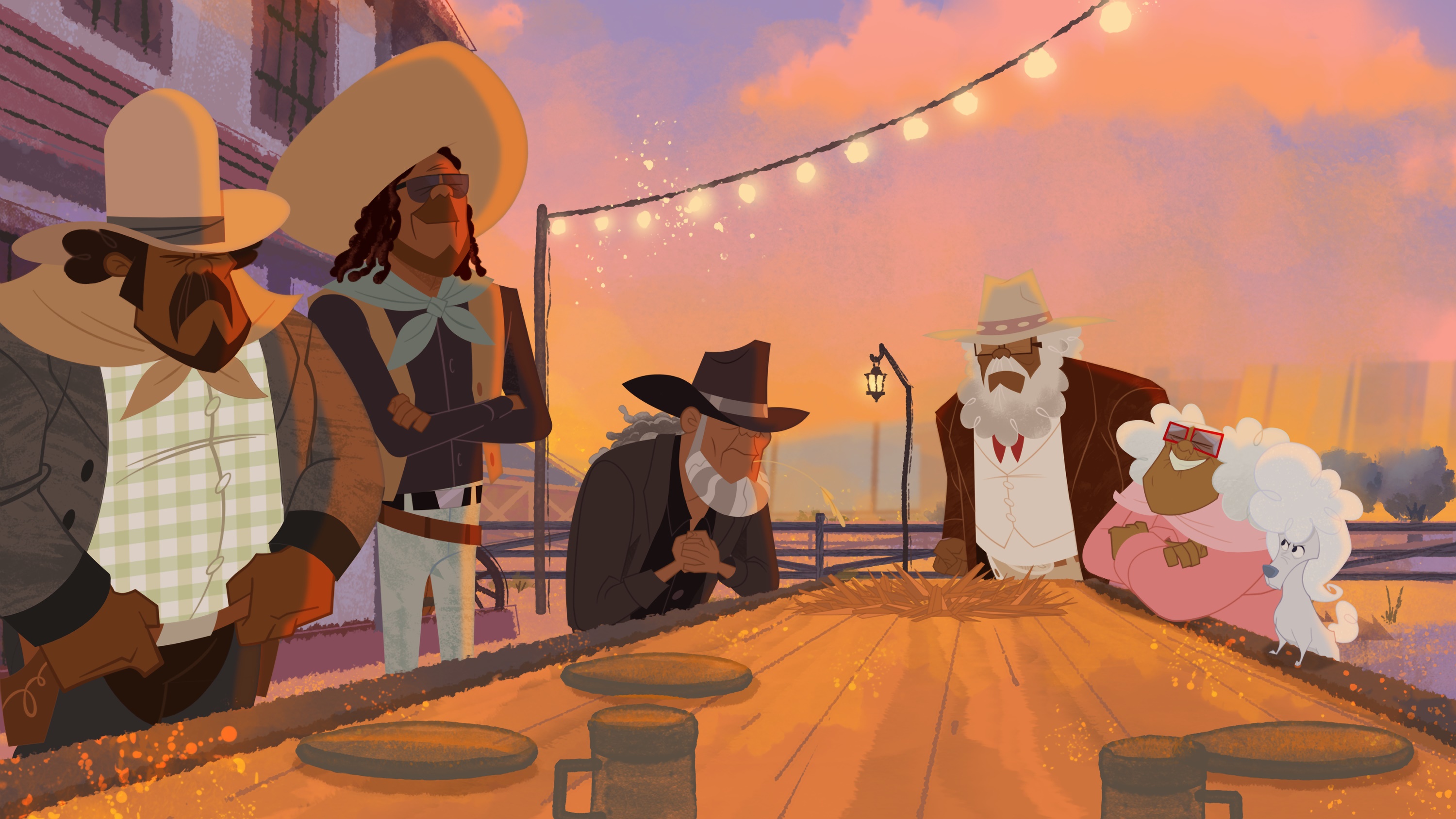 The Proud Family: Louder And Prouder characters at a bar HD Wallpaper