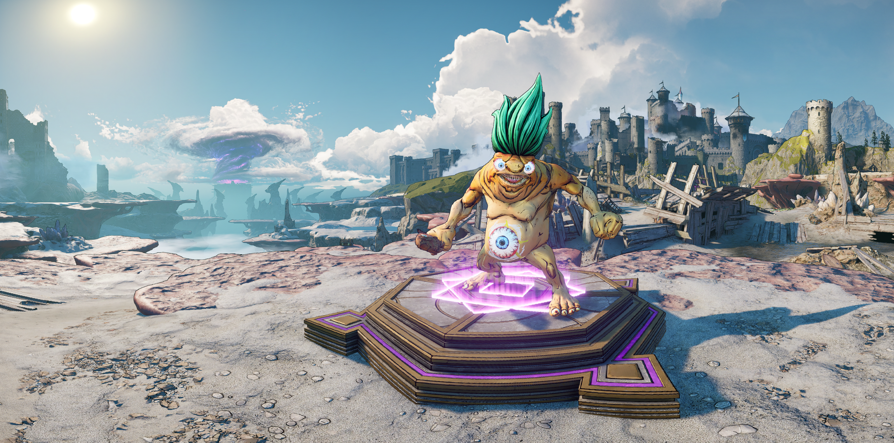 Tiny Tina's Wonderlands character on a platform HD Wallpaper