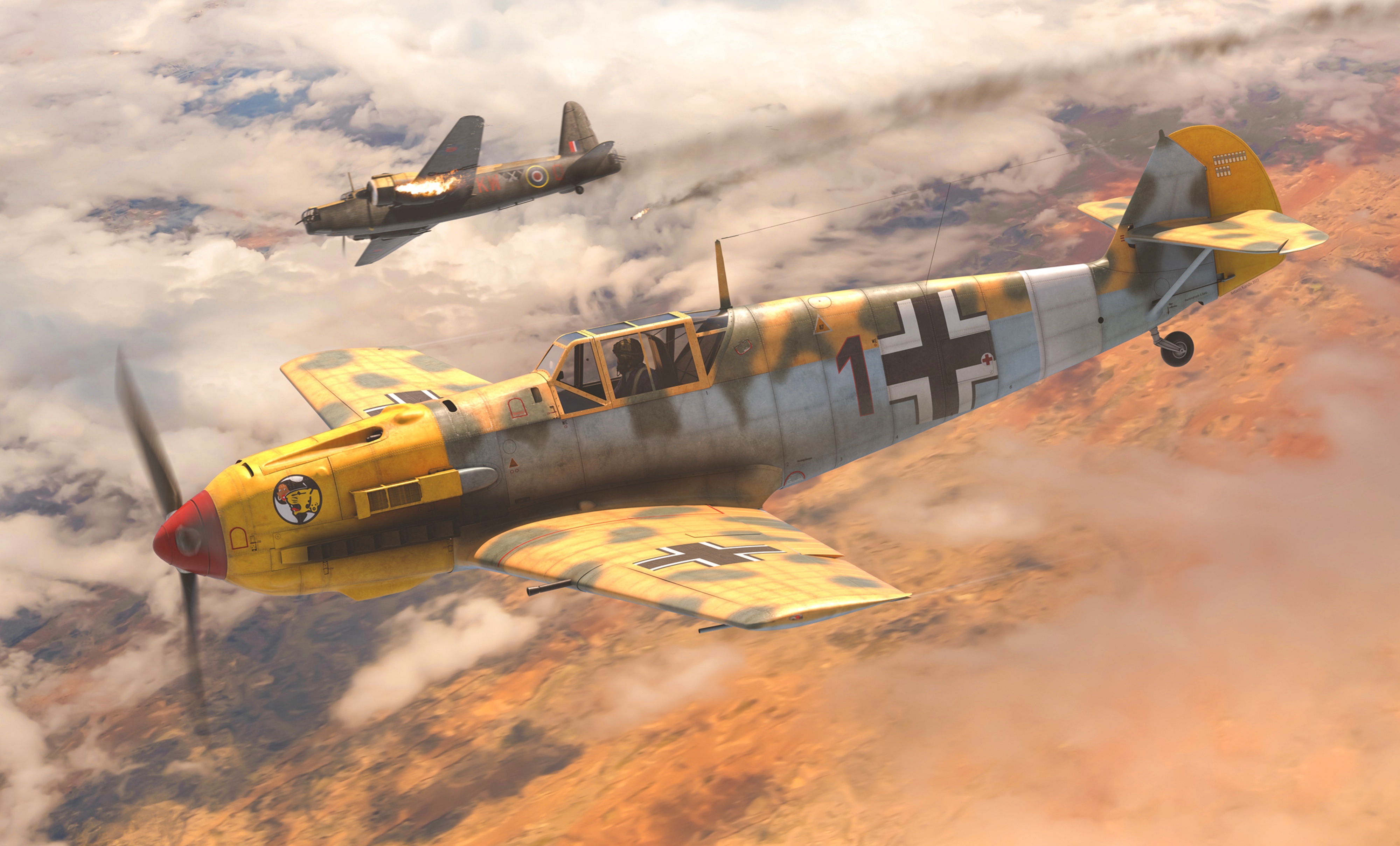 Messerschmitt Bf 109 HD Wallpaper