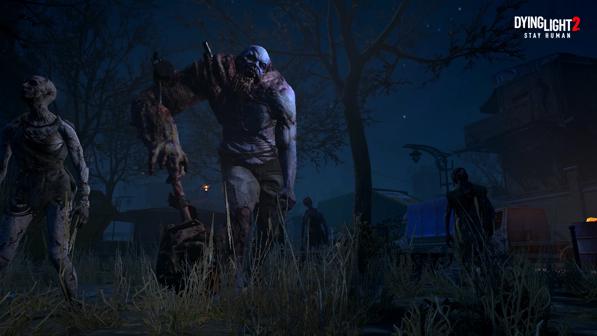 Dying Light 2: Stay Human zombies at night HD Wallpaper