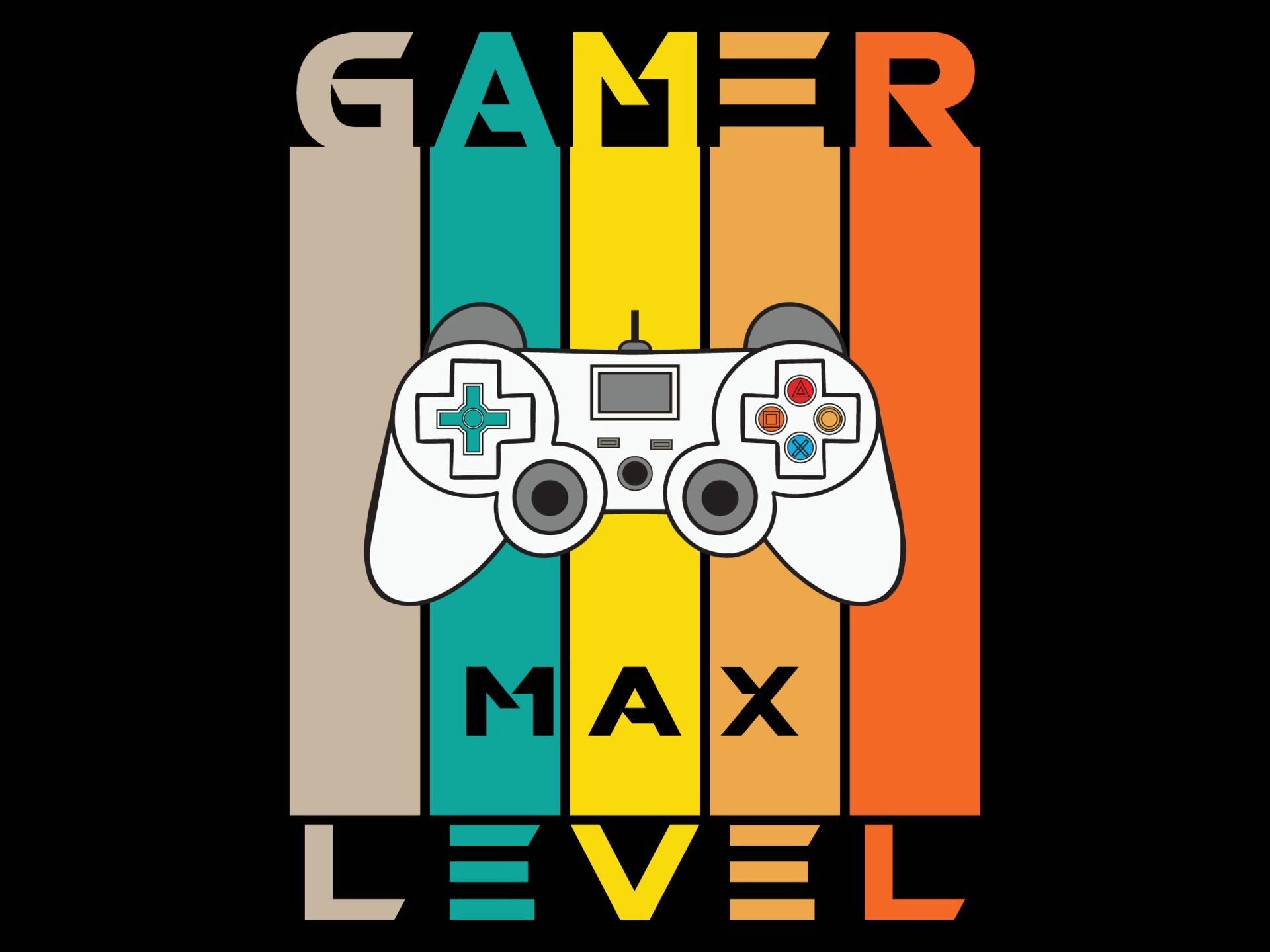 Gamer Max Level Controller HD Wallpaper