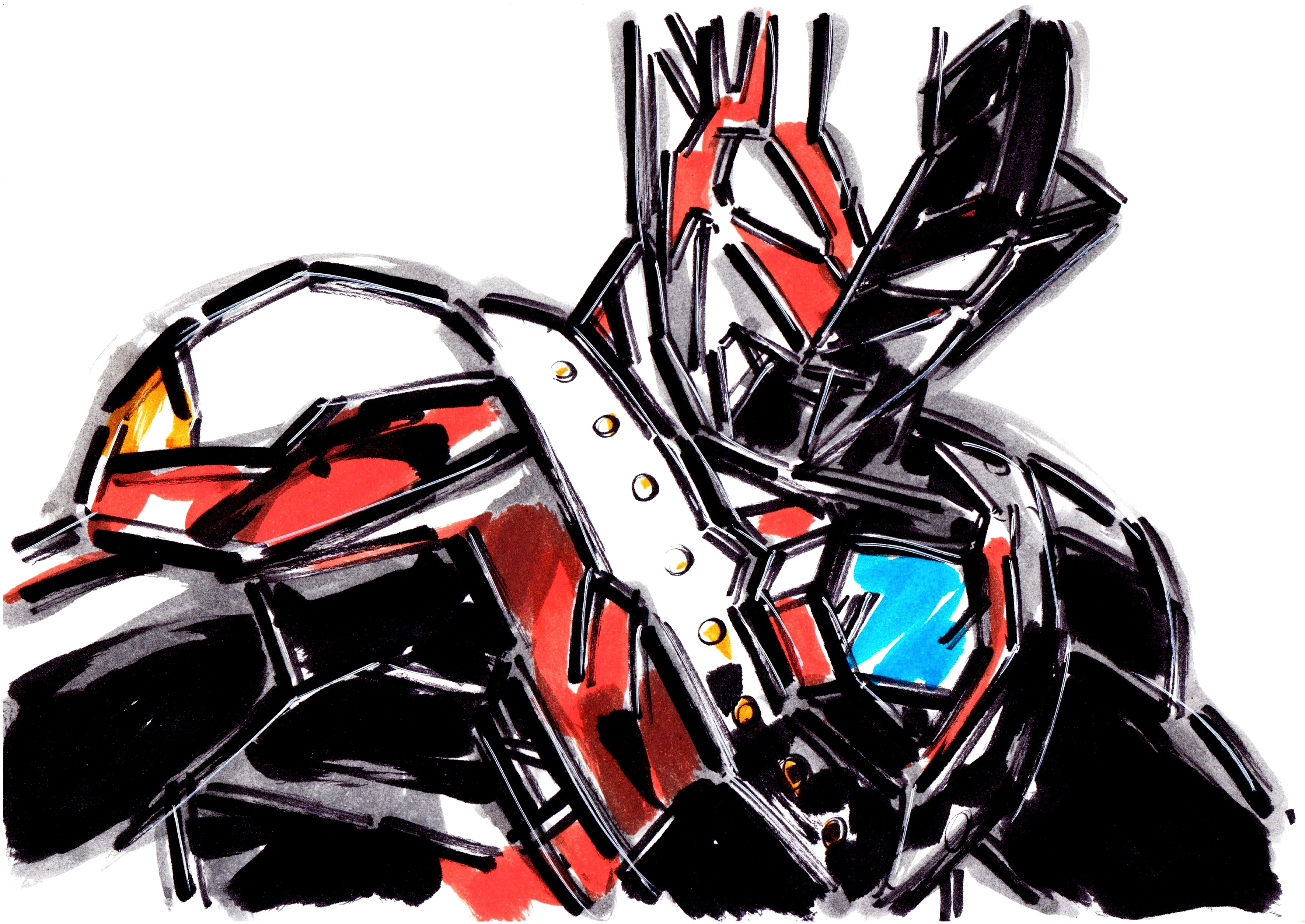 Ultraman Zero drawing HD Wallpaper