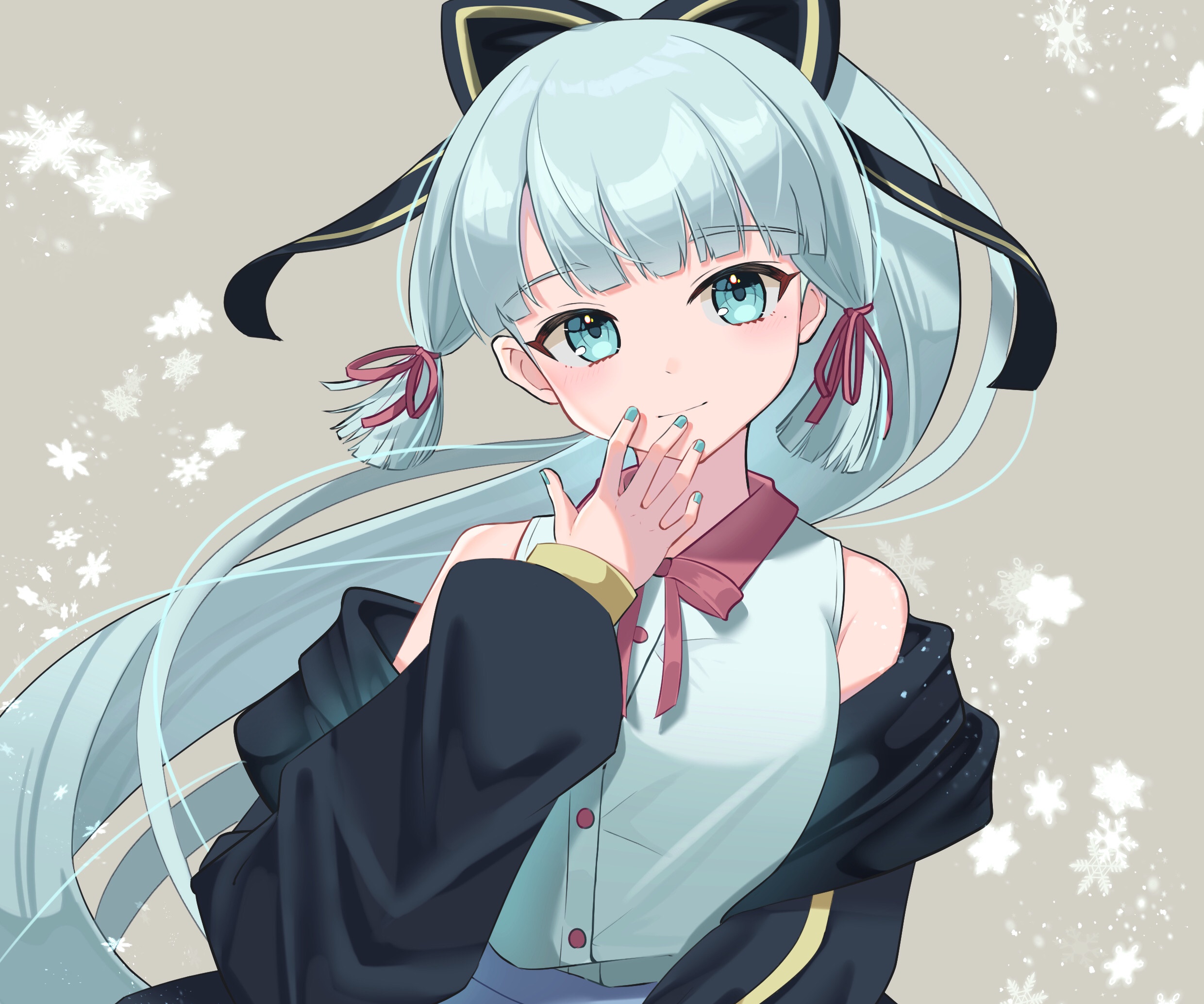 Kamisato Ayaka from Genshin Impact HD Wallpaper