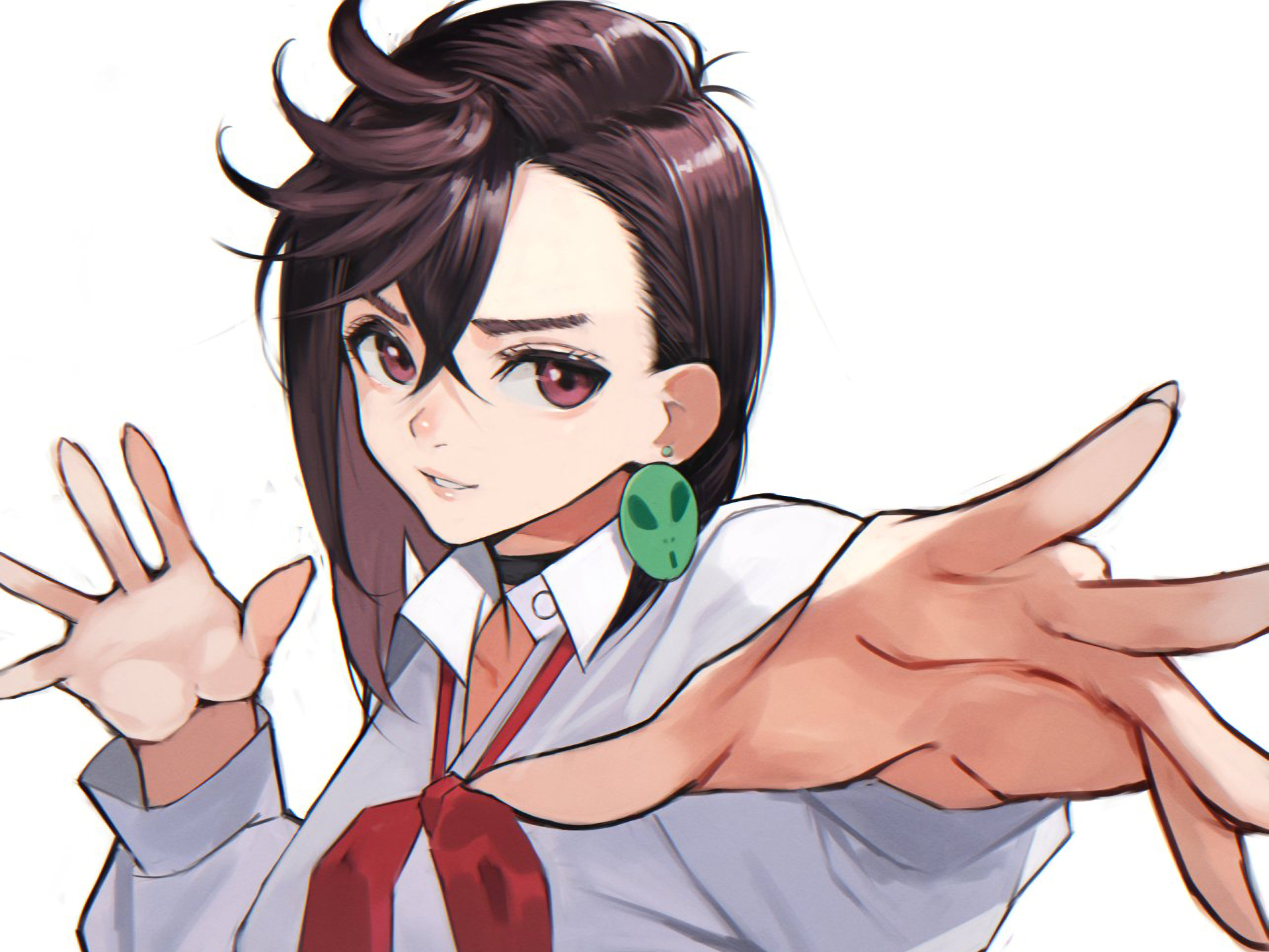 Momo Ayase from Dandadan HD Wallpaper