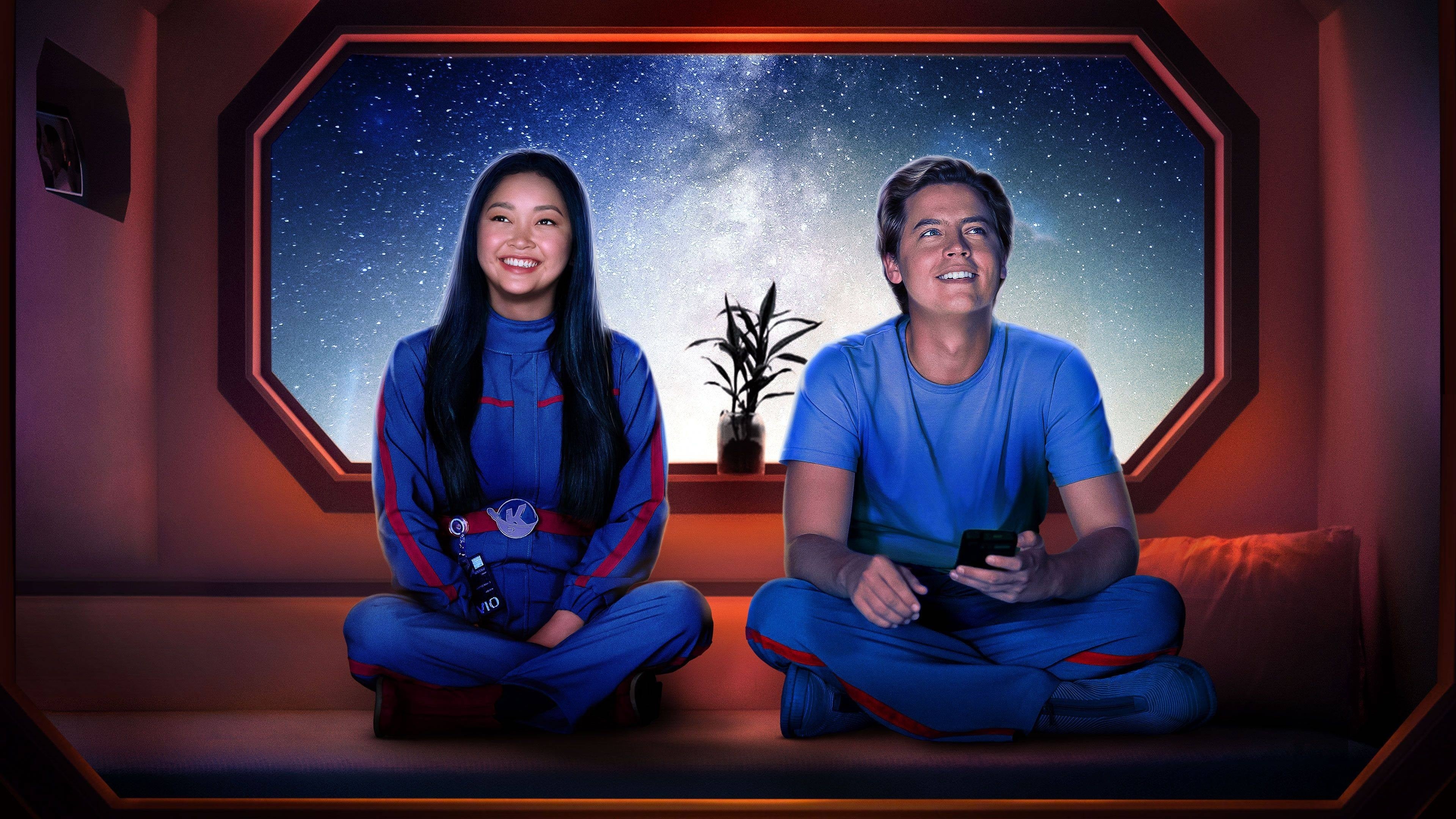 Lana Condor and Cole Sprouse in Moonshot 4K HD Wallpaper