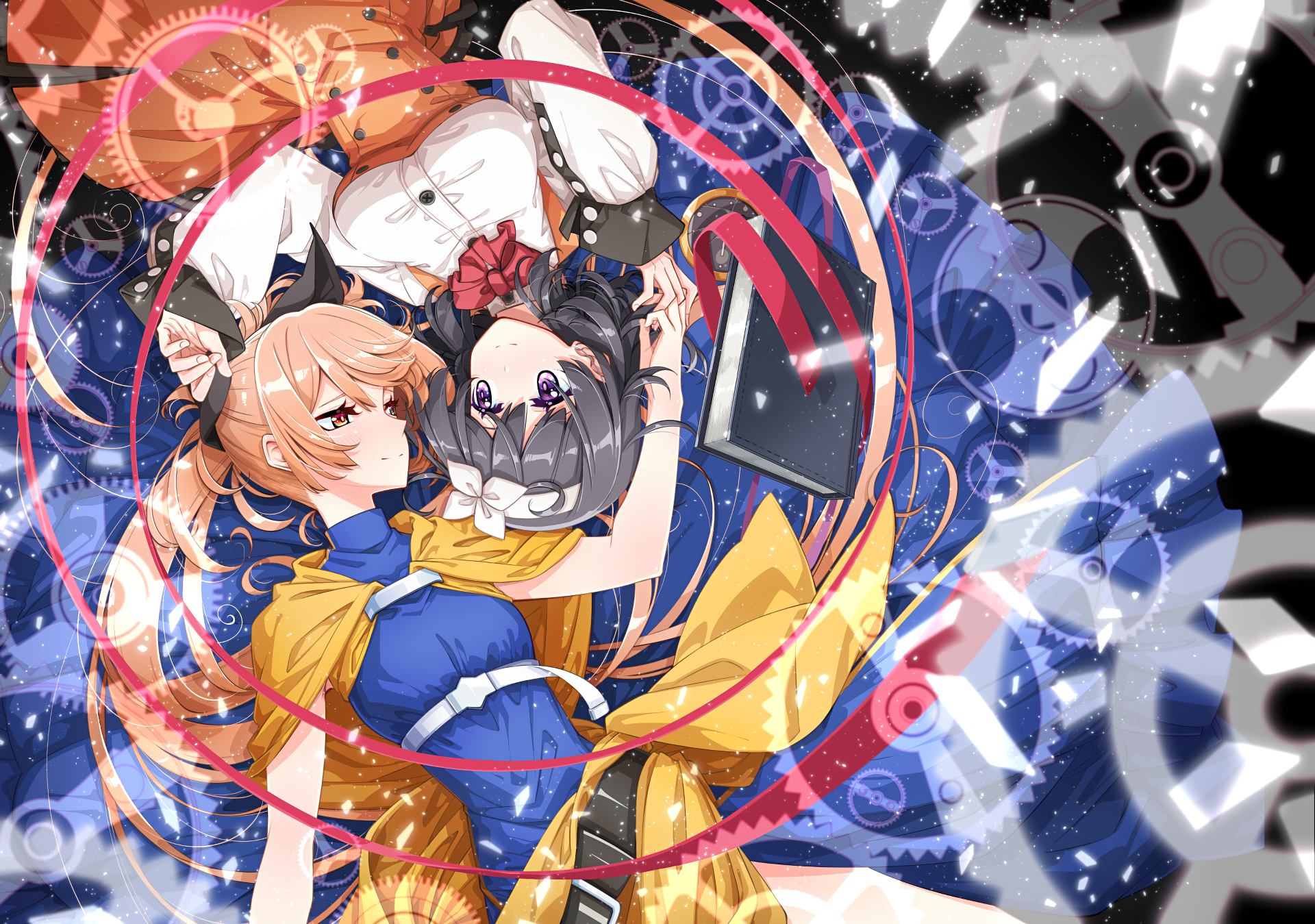 Akari Tokito and Menou from The Executioner And Her Way Of Life HD Wallpaper