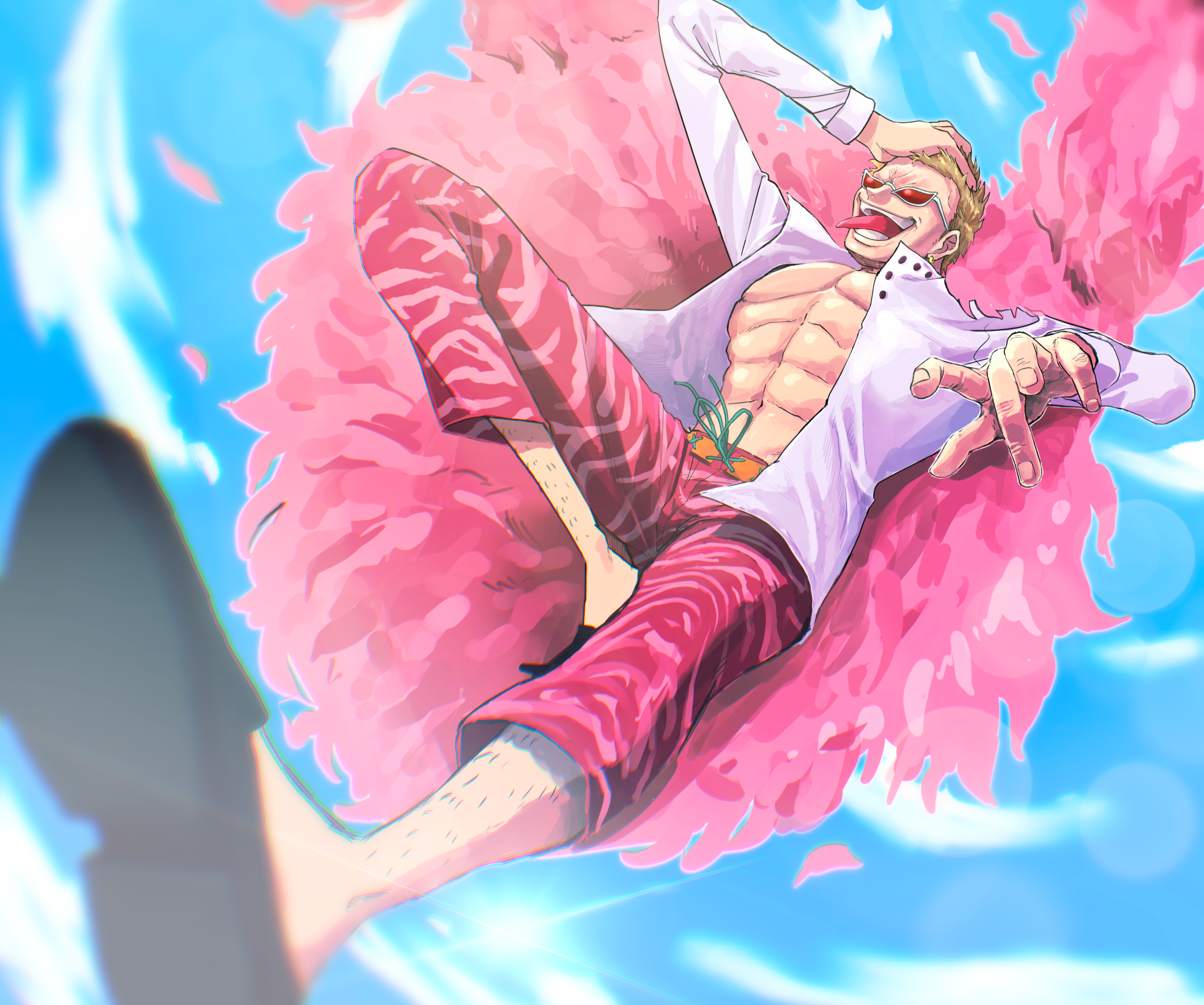 Donquixote Doflamingo from One Piece 4K HD Wallpaper