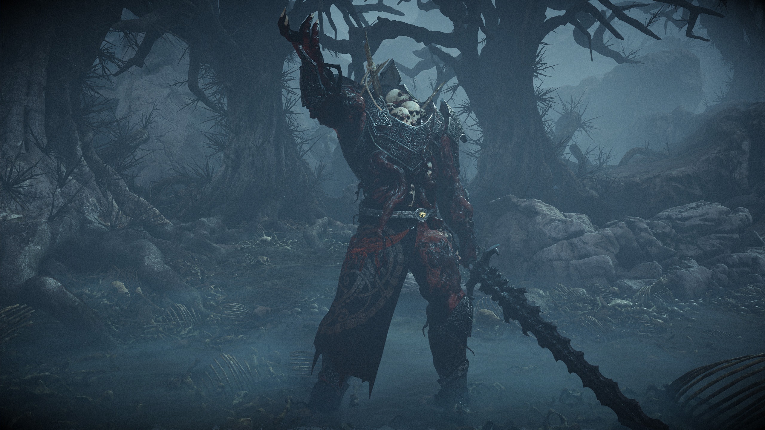 King Arthur: Knights Tale character in a dark forest HD Wallpaper