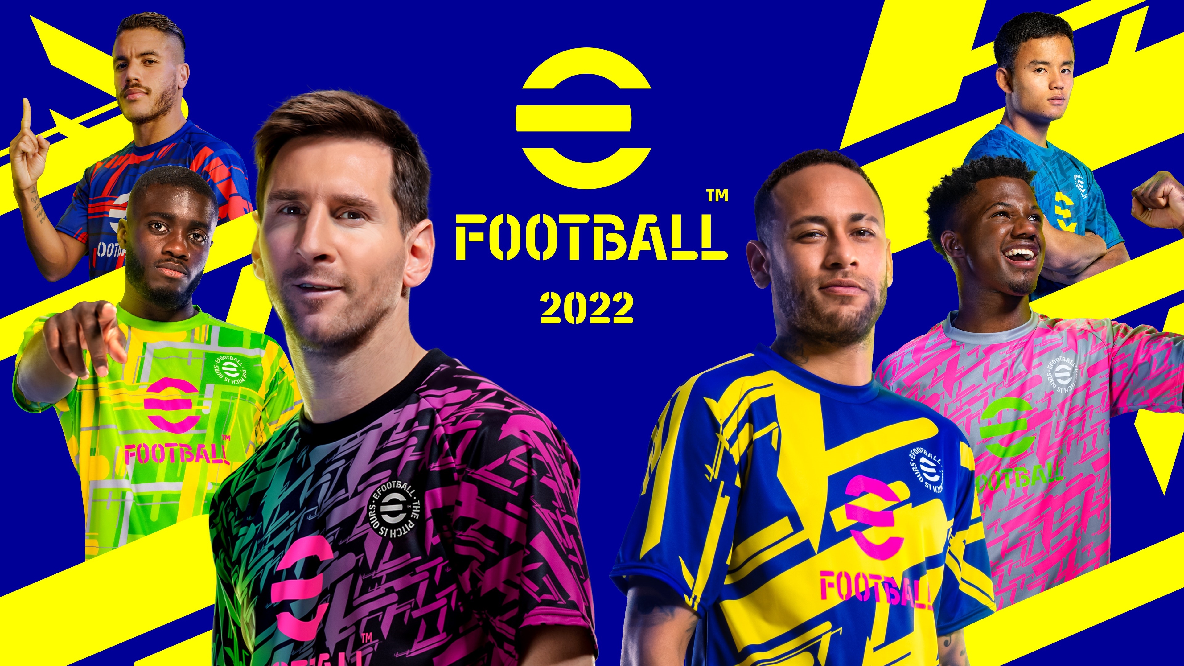 EFootball 2022 featuring Lionel Messi and Neymar Jr. HD Wallpaper