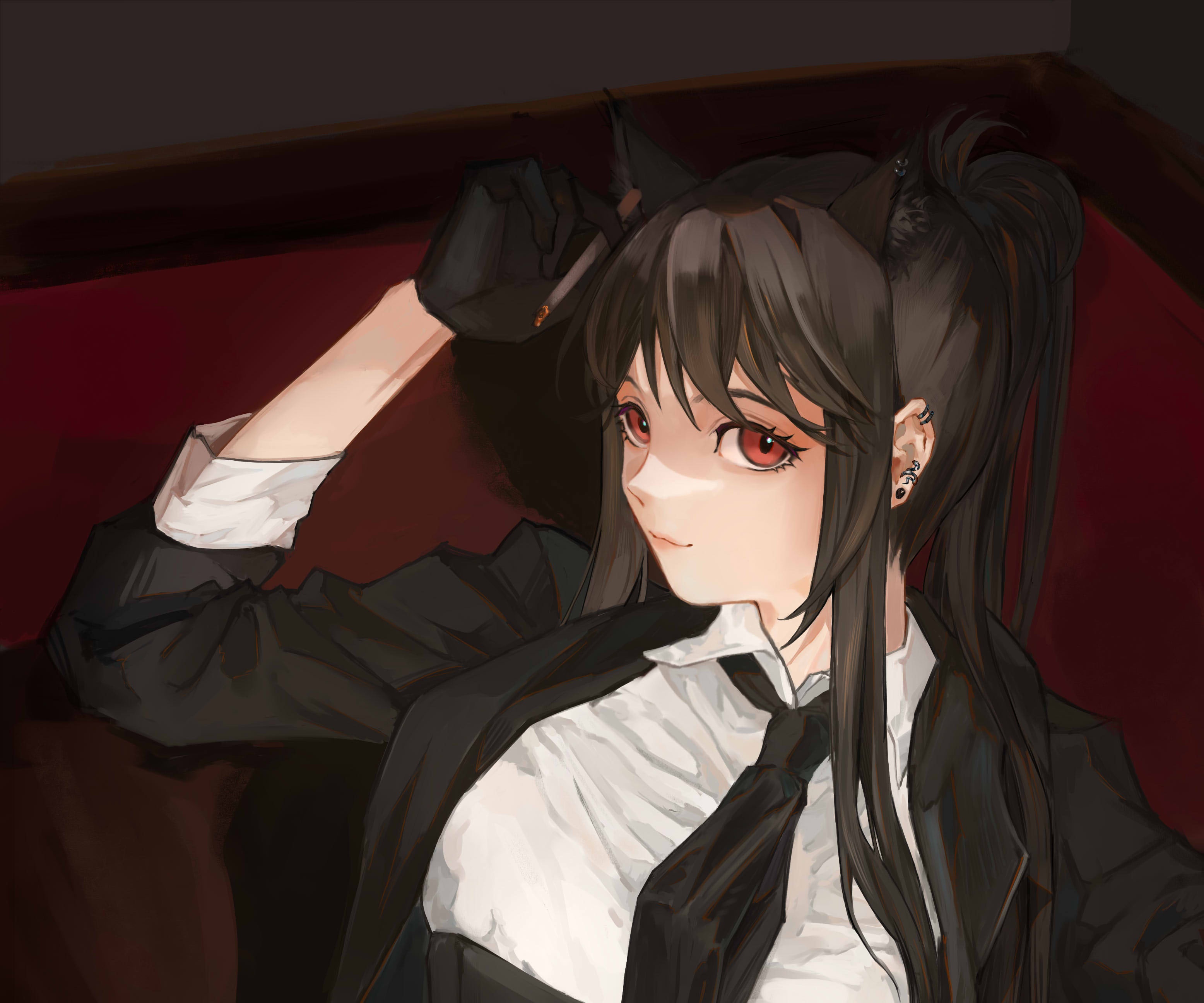 Texas from Arknights HD Wallpaper