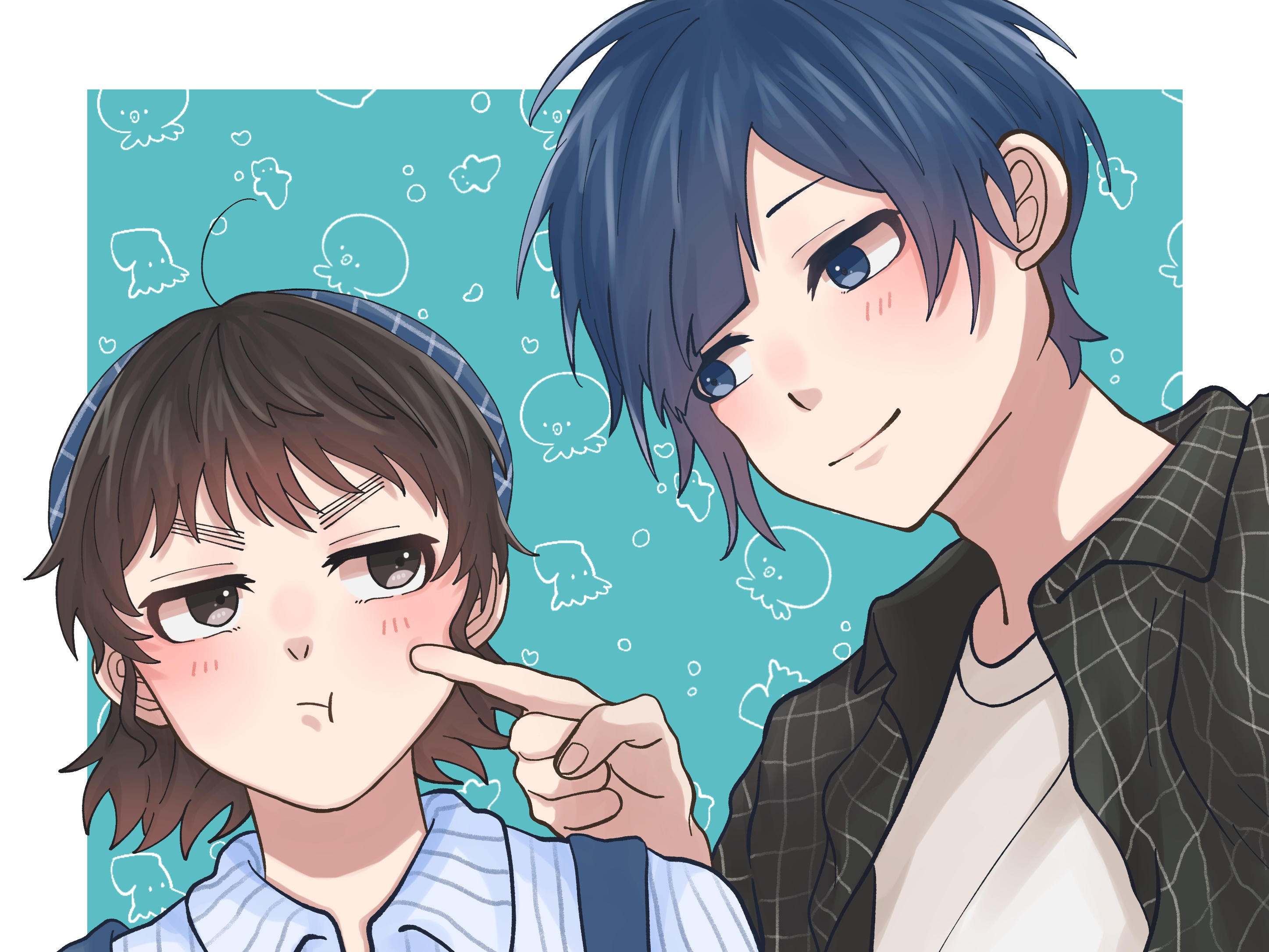 Hiyori Suzumi and Yujiro Someya from To Become A Real Heroine! HD Wallpaper
