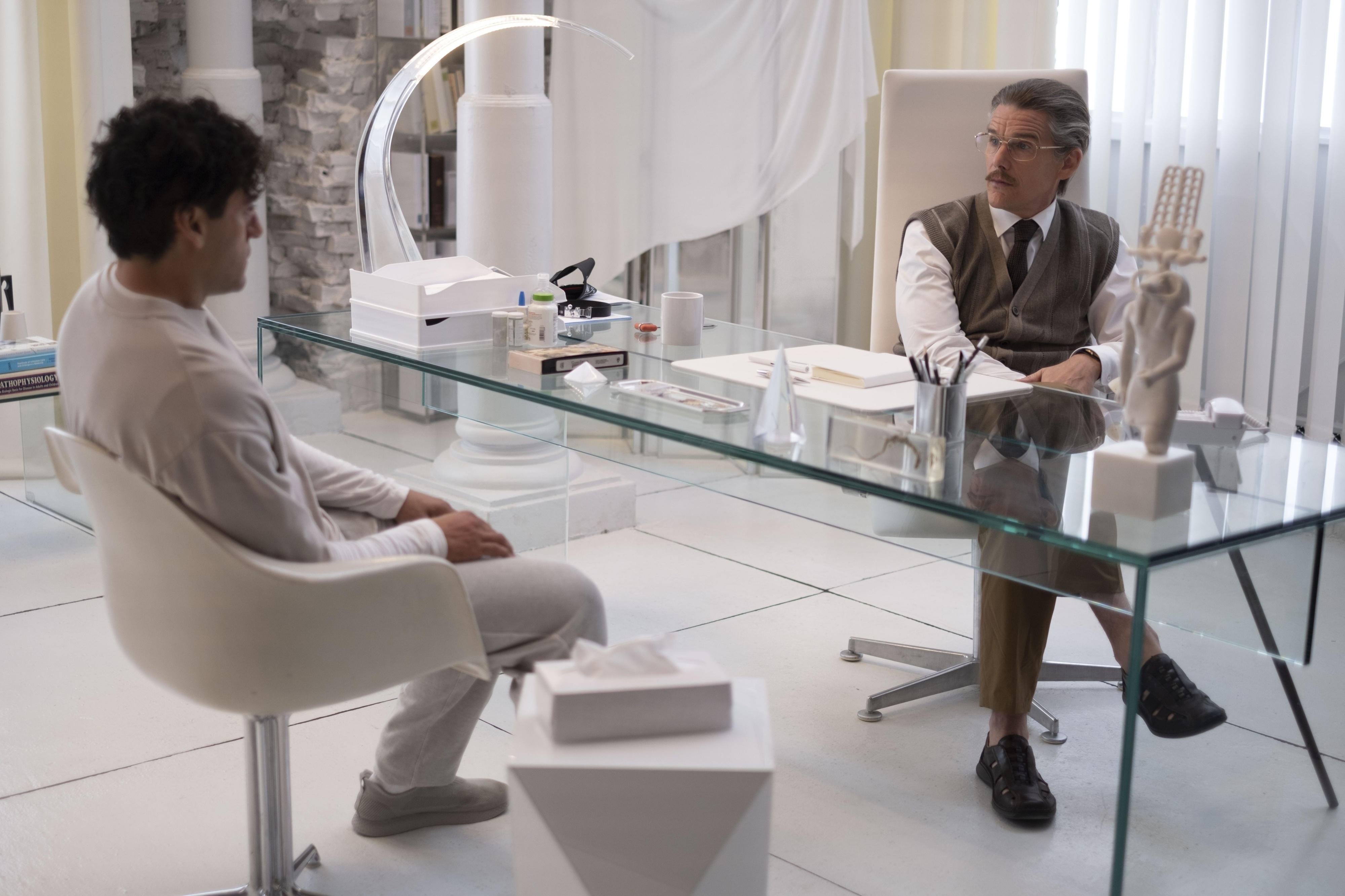 Arthur Harrow and patient from Moon Knight 4K HD Wallpaper