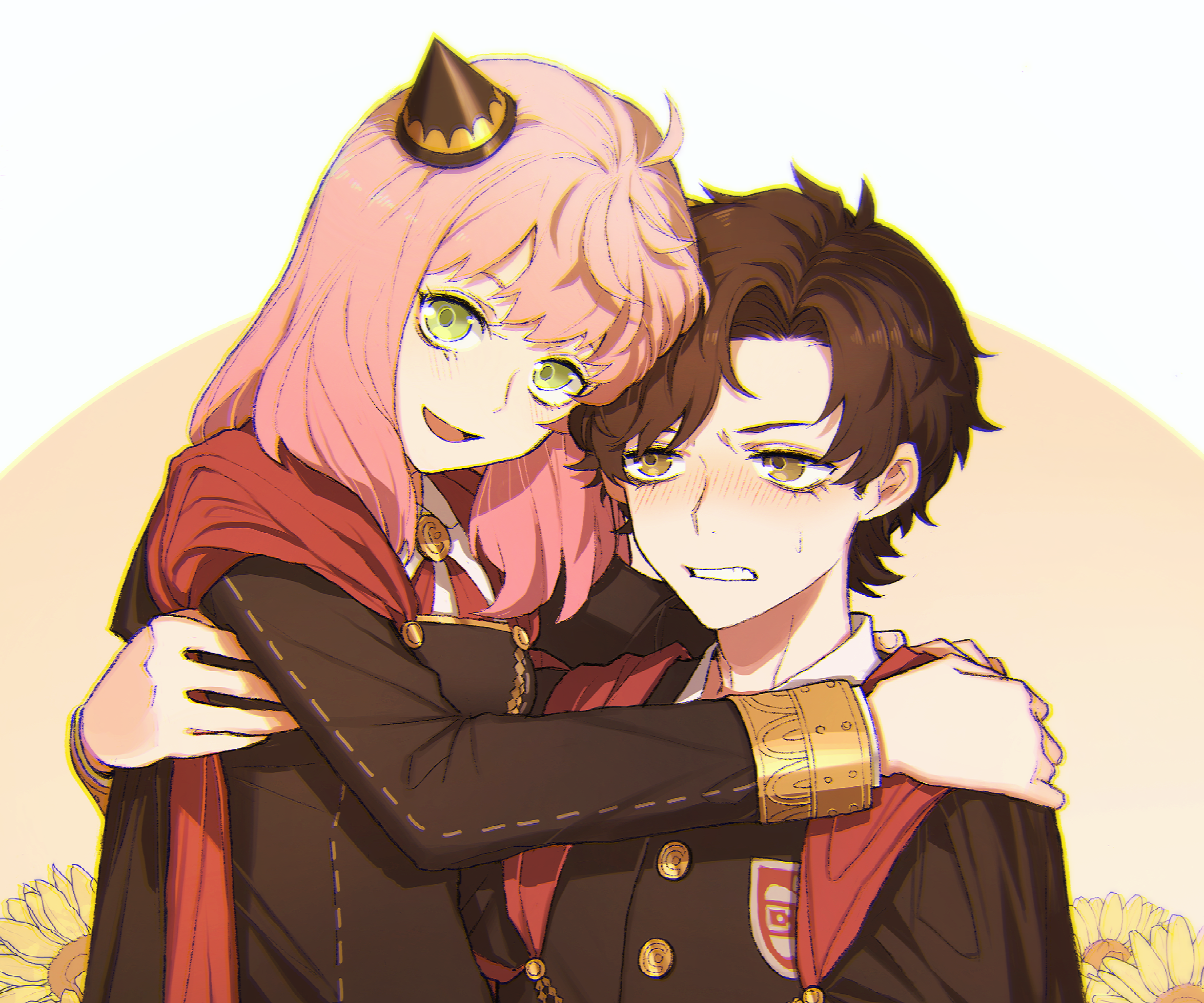 Anya Forger and Damian Desmond from Spy X HD Wallpaper