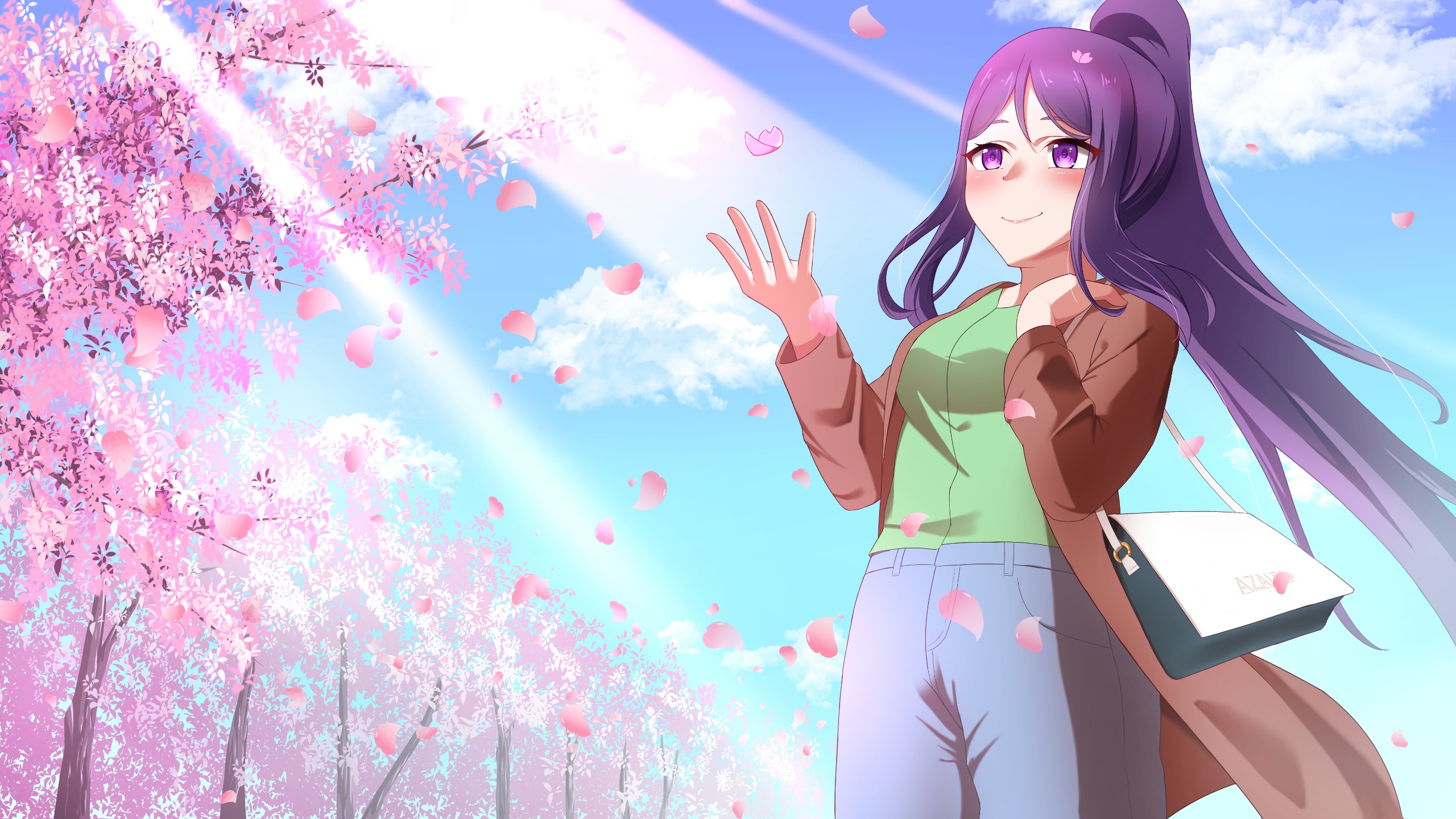 Kanan Matsuura from Love Live! Sunshine!! HD Wallpaper
