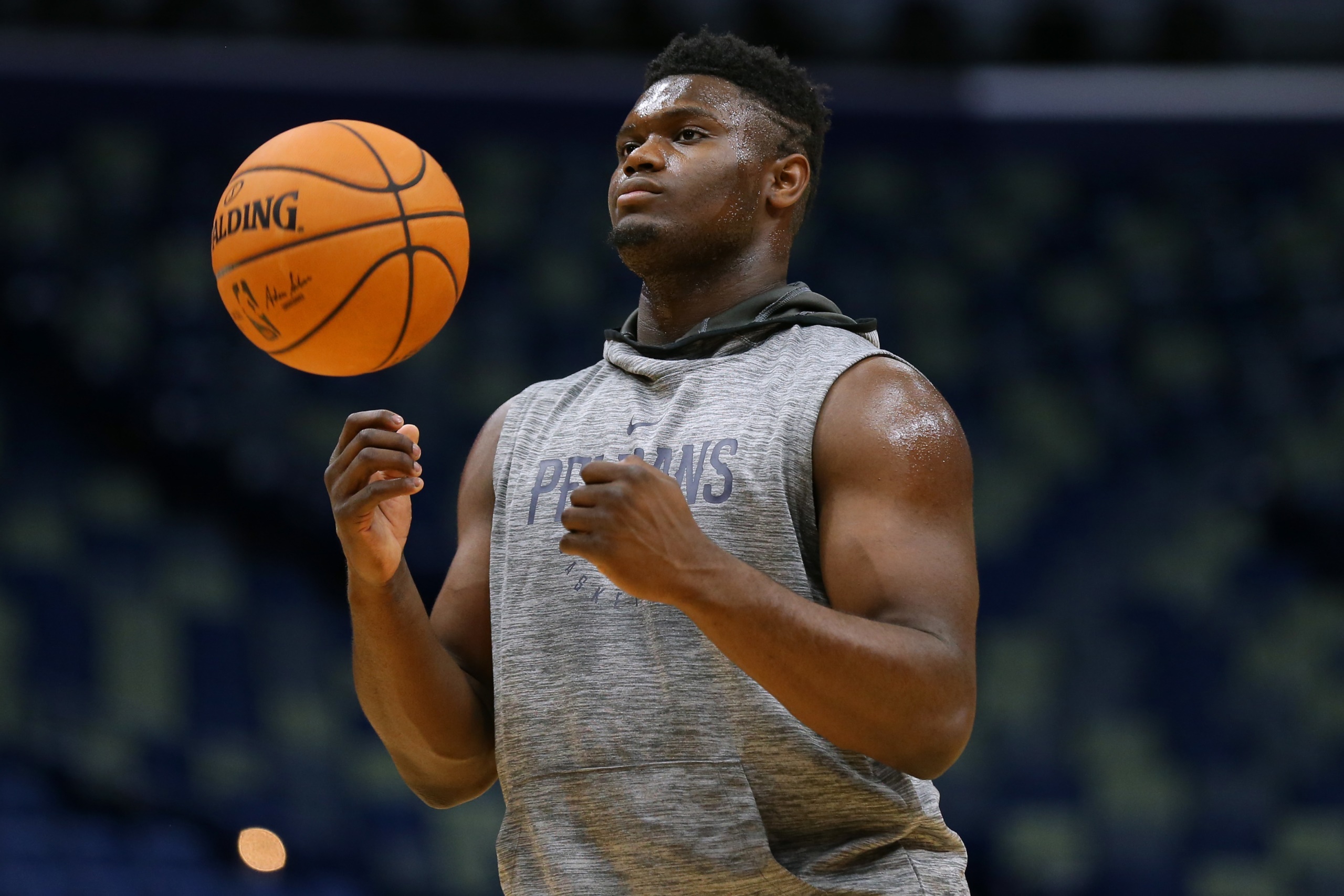 Zion Williamson of the New Orleans Pelicans HD Wallpaper
