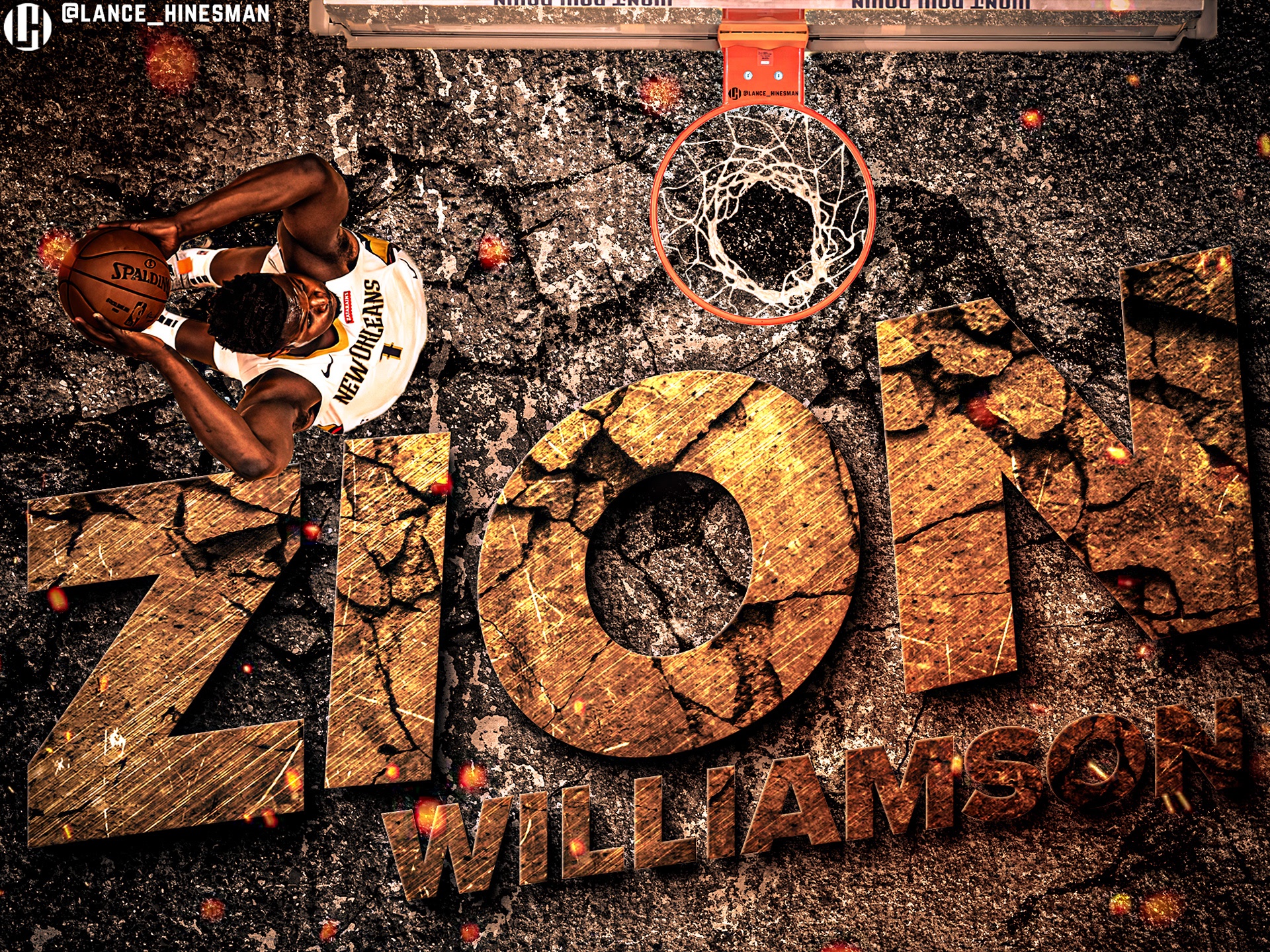 Zion Williamson basketball player HD Wallpaper