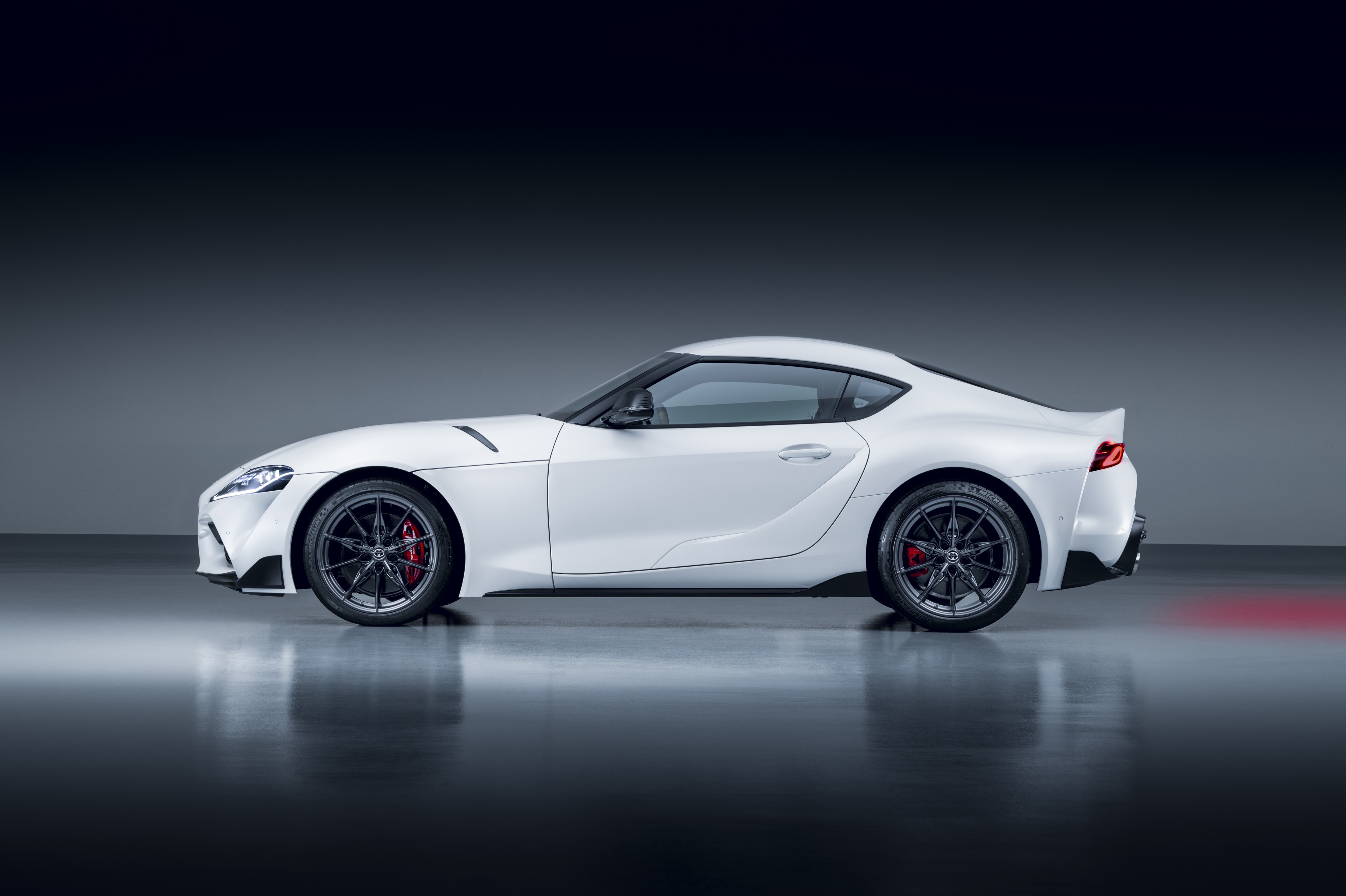 White Toyota GR Supra 4K HD Wallpaper