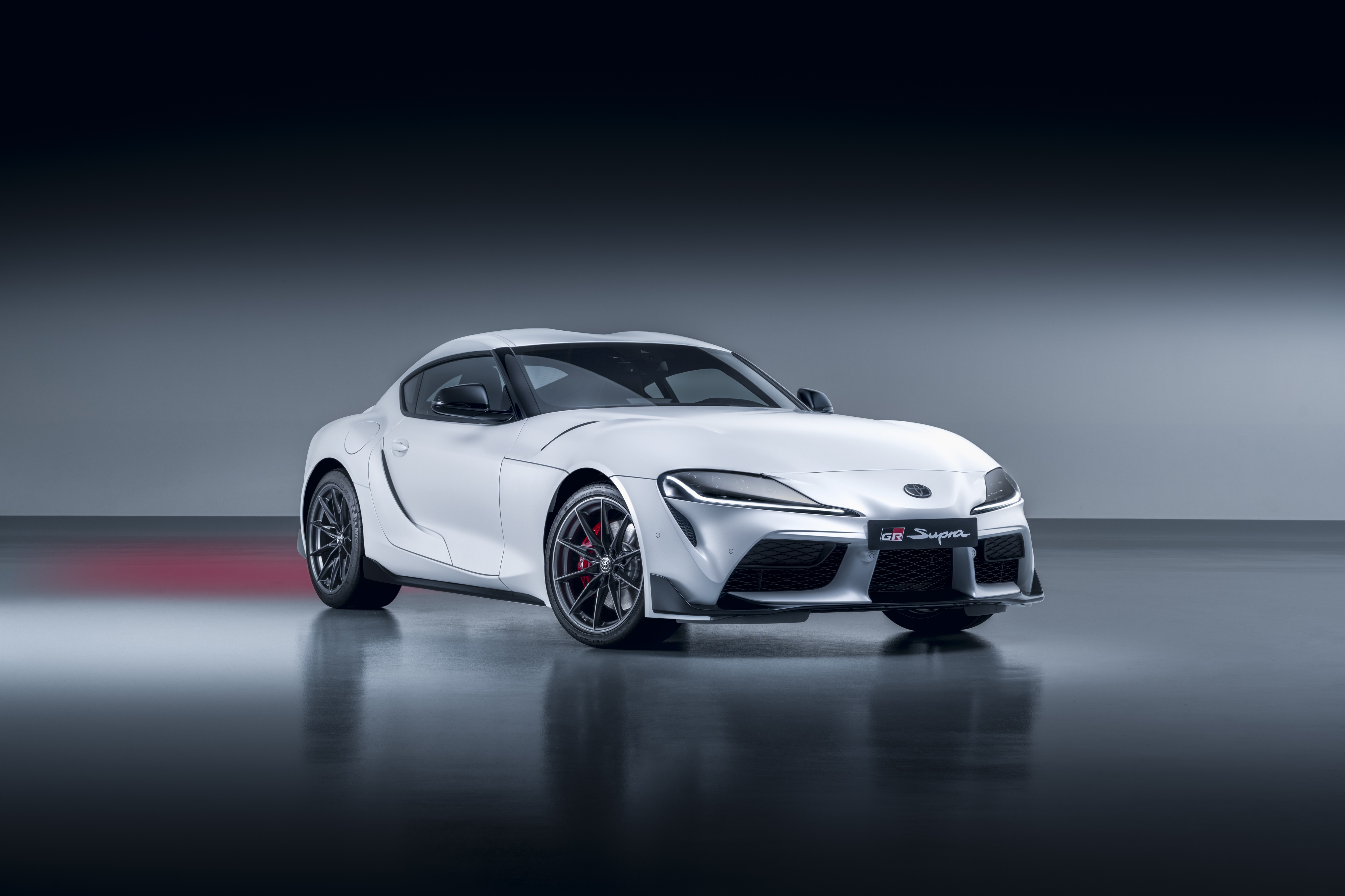 White Toyota GR Supra 4K HD Wallpaper