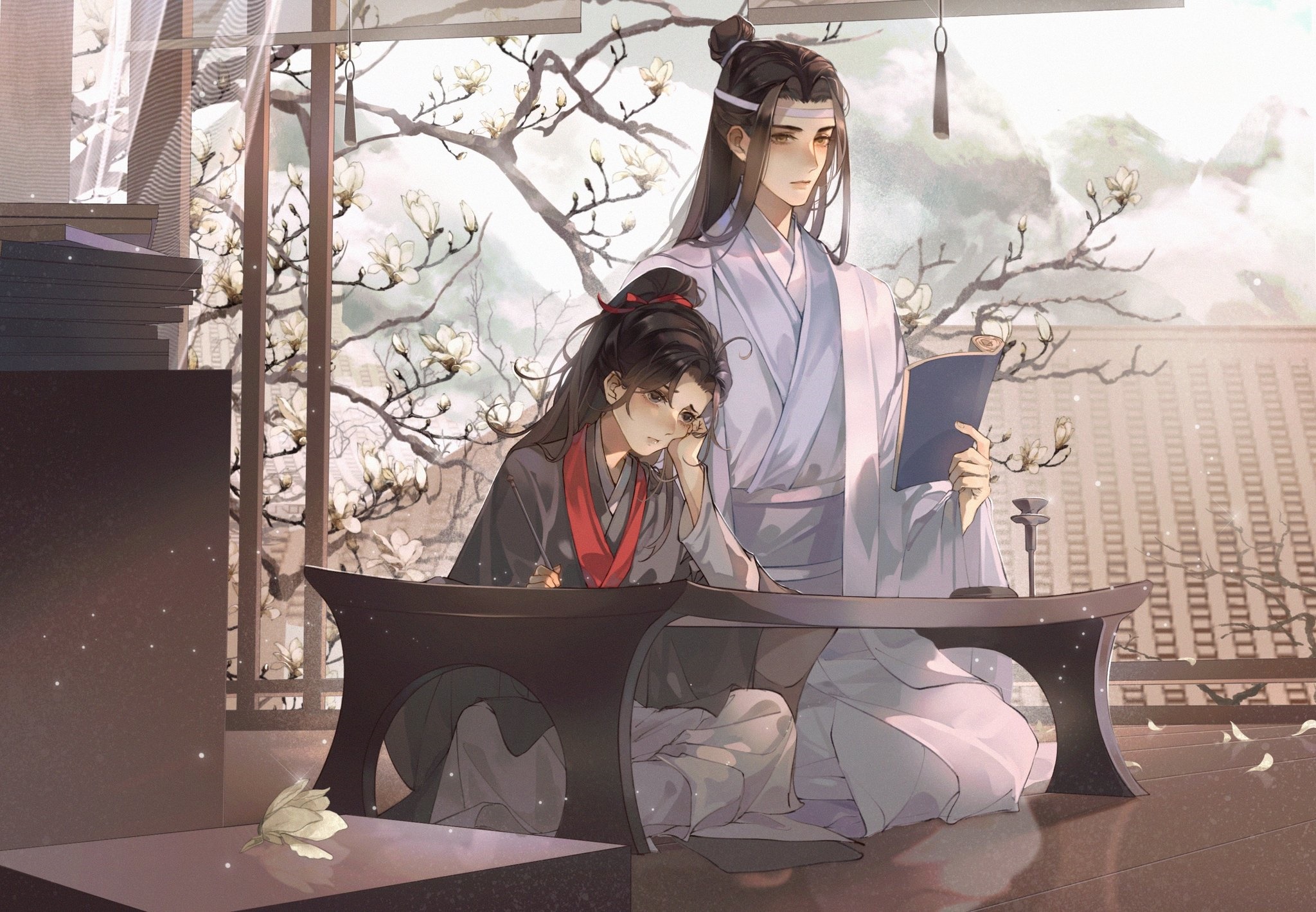 Wei Wuxian and Lan Wangji from Mo Dao Zu Shi HD Wallpaper