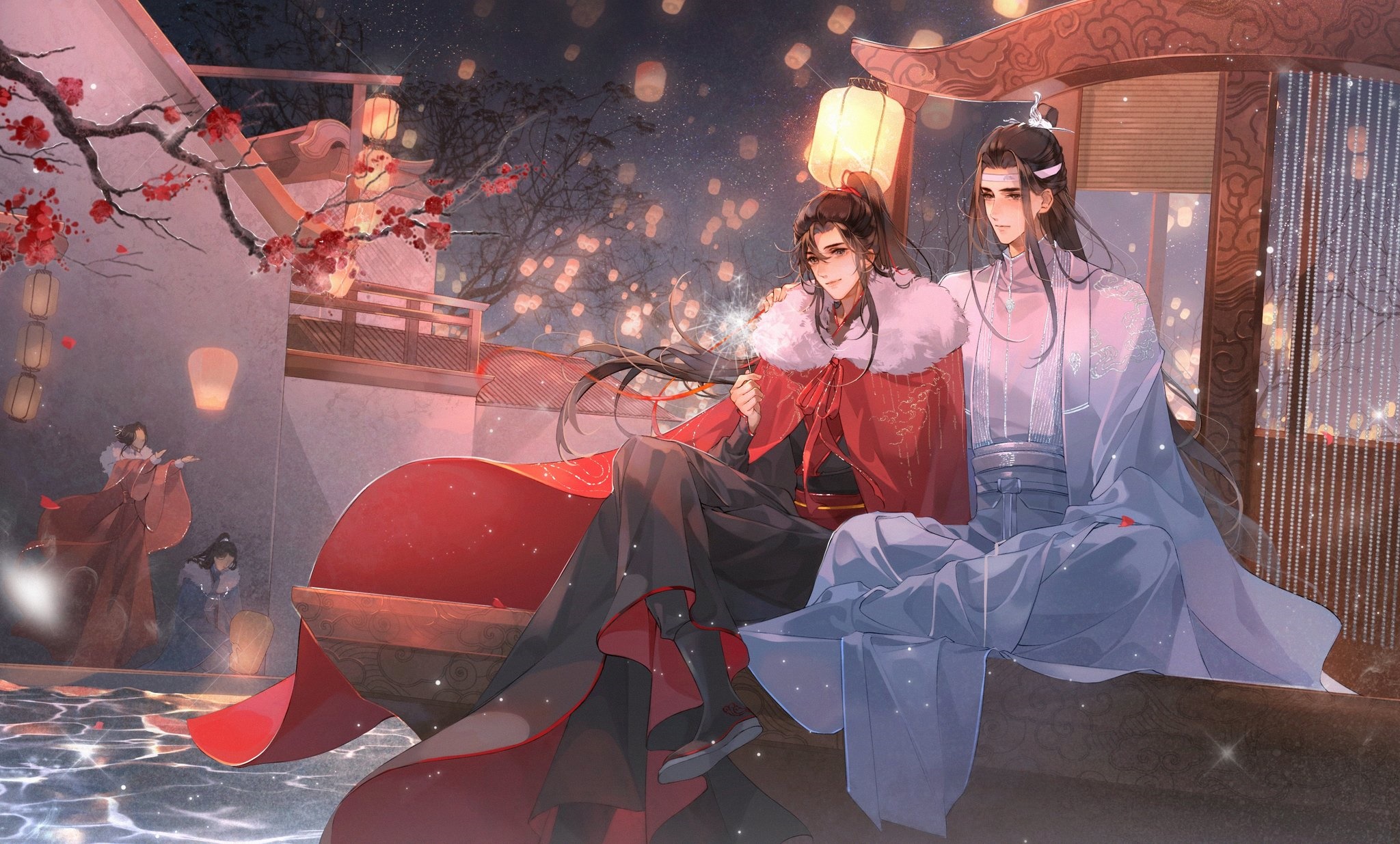 Wei Wuxian and Lan Wangji from Mo Dao Zu Shi HD Wallpaper