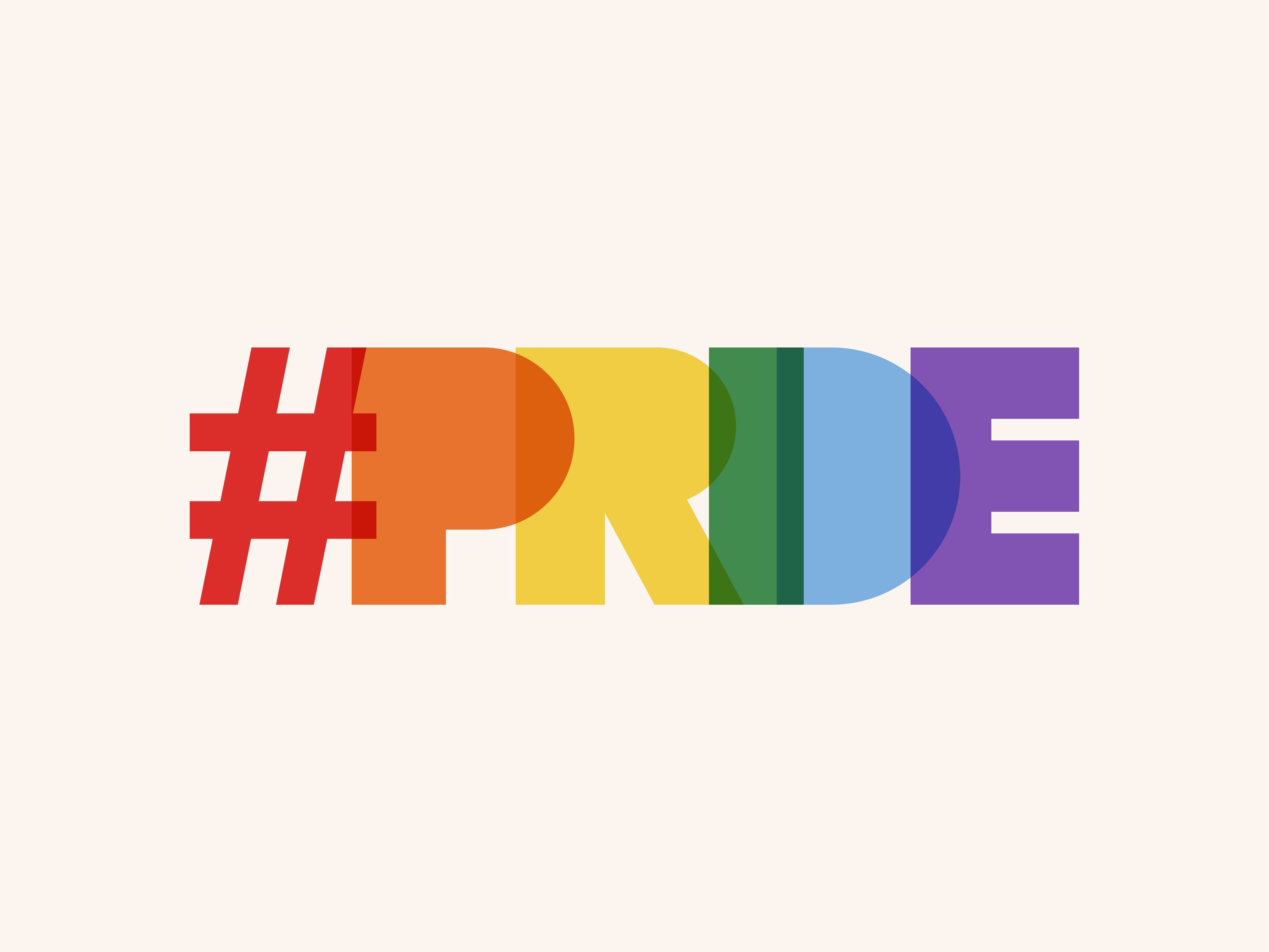 Hashtag Pride LGBT Rainbow HD Wallpaper