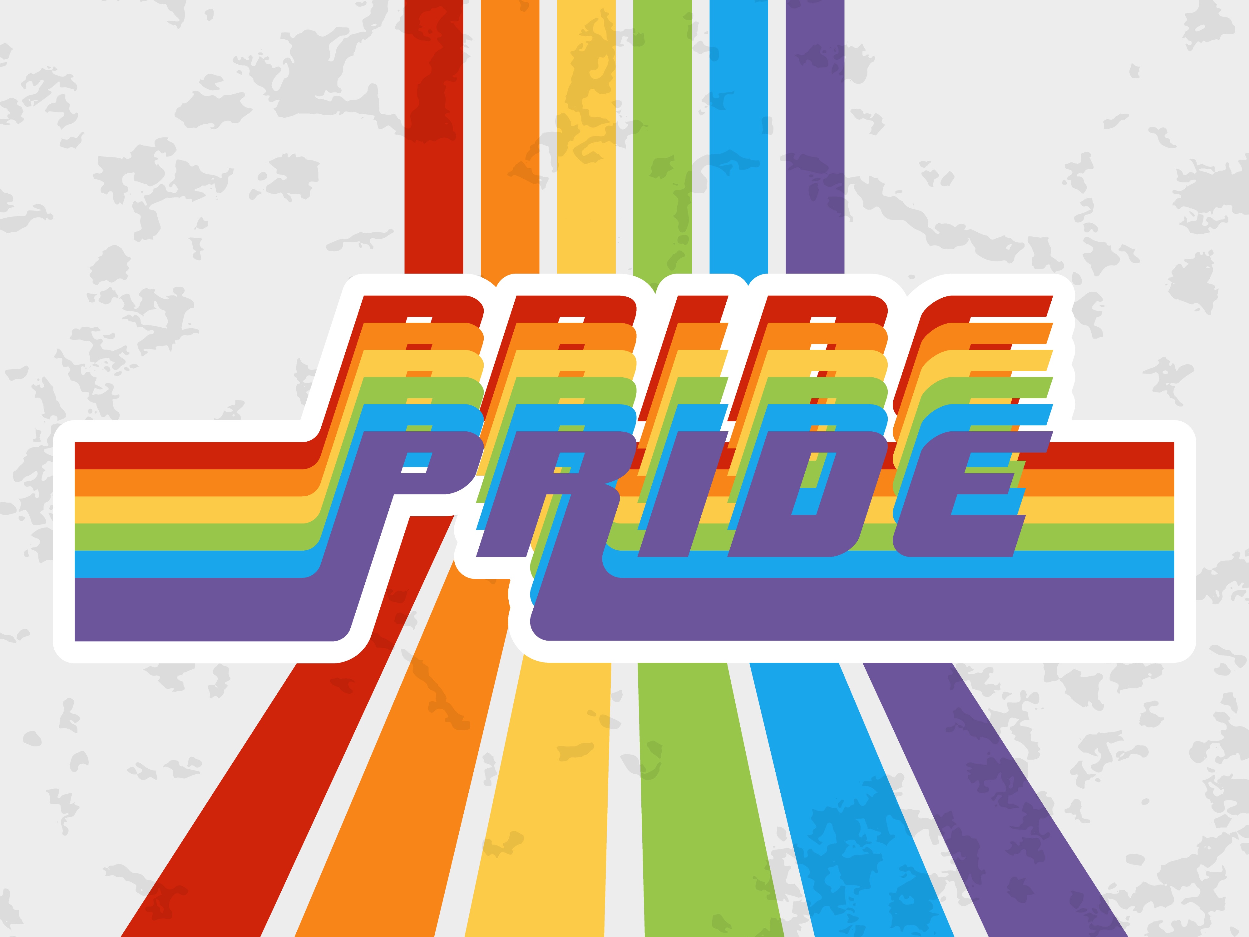 Pride Rainbow Stripes 4K HD Wallpaper