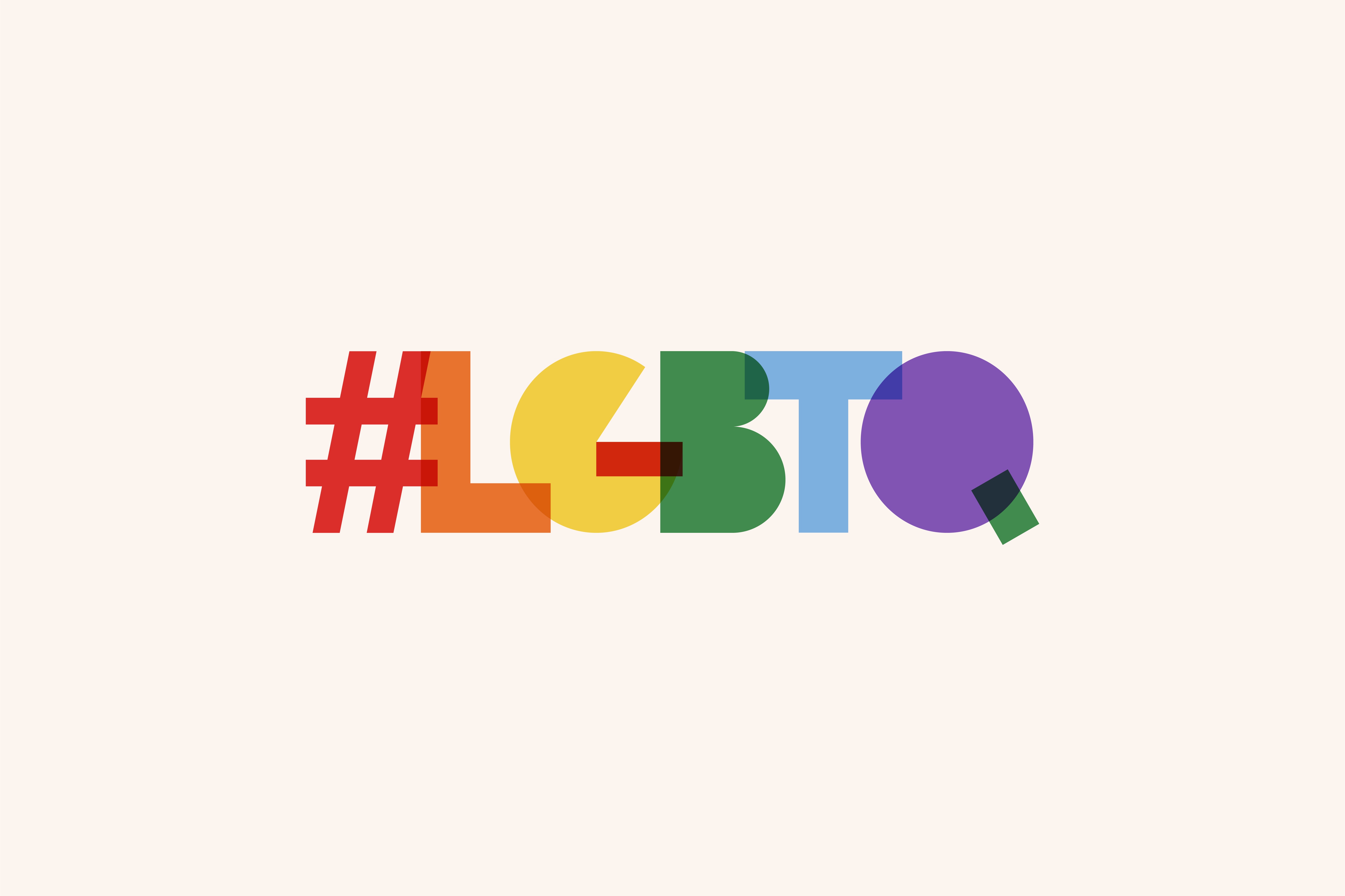 Artistic LGBTQ Hashtag 4K HD Wallpaper