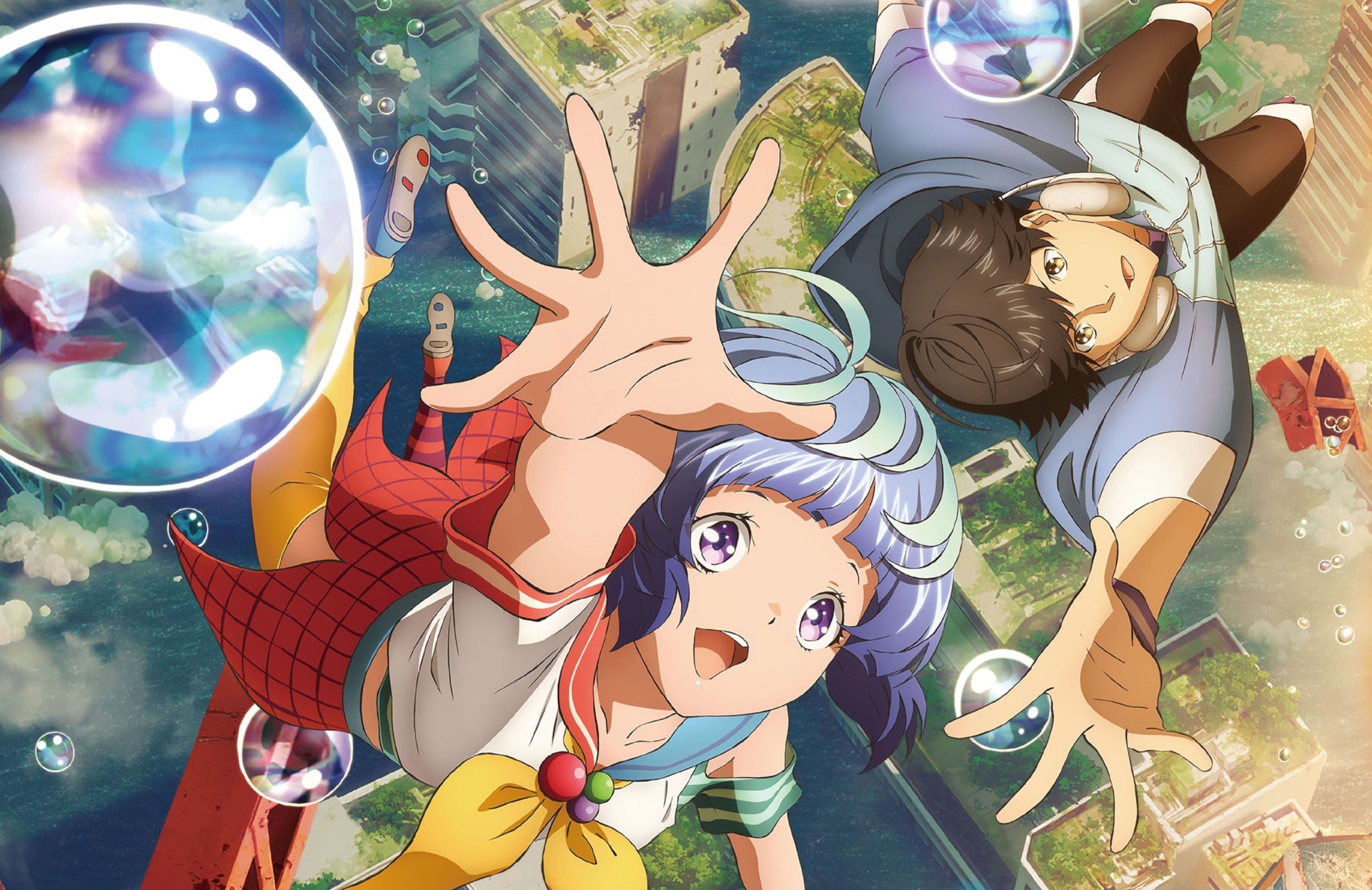 Hibiki and Uta from Bubble HD Wallpaper