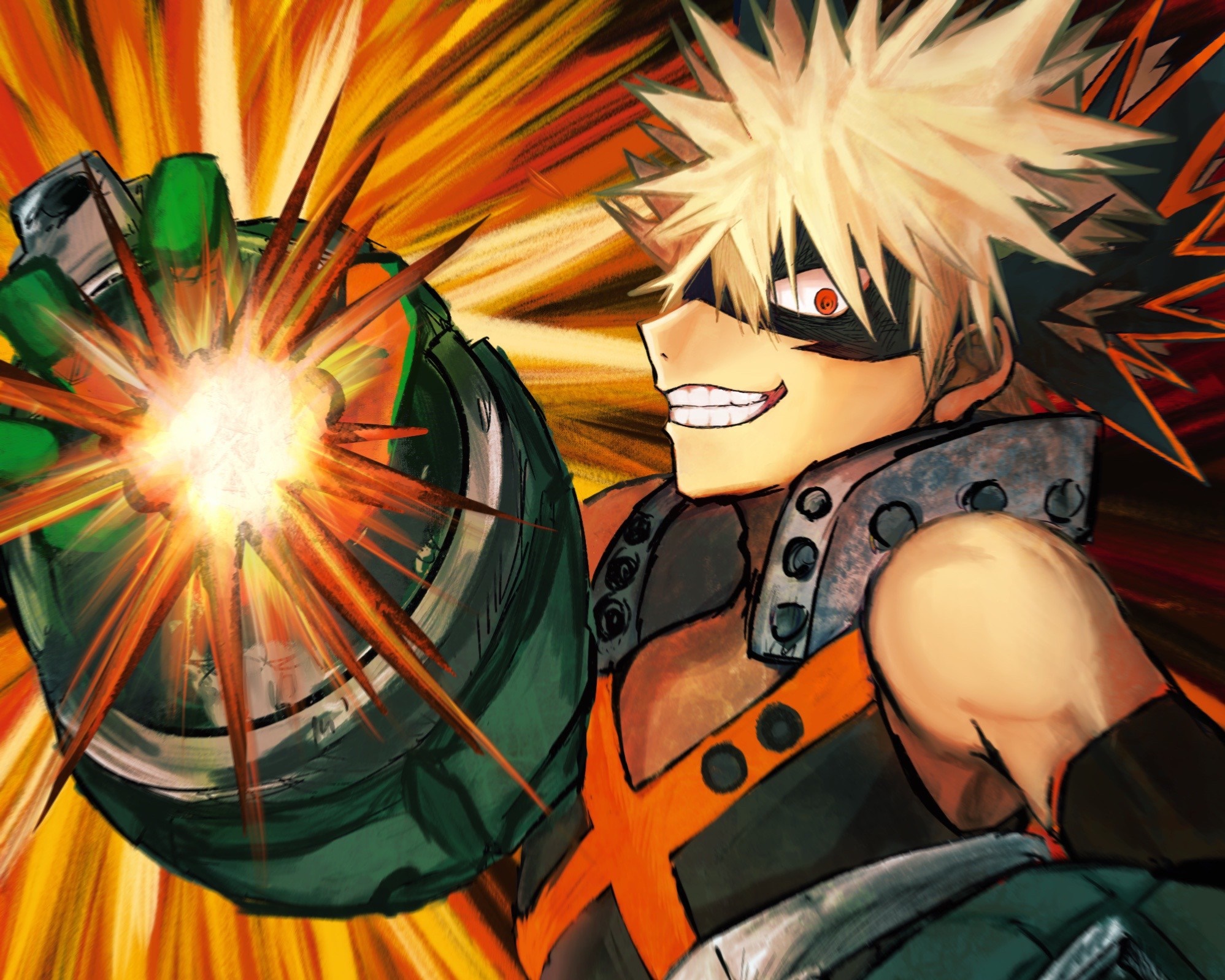 Katsuki Bakugou from My Hero Academia HD Wallpaper