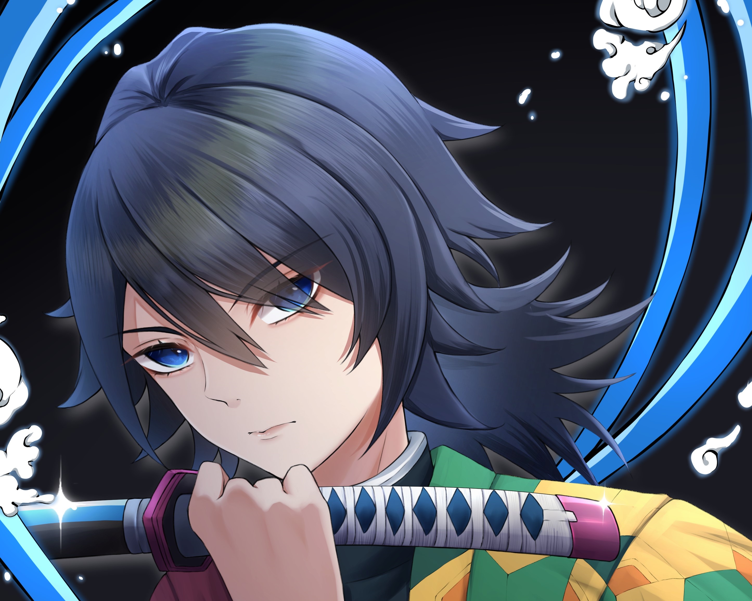 Giyuu Tomioka from Demon Slayer: Kimetsu No Yaiba HD Wallpaper