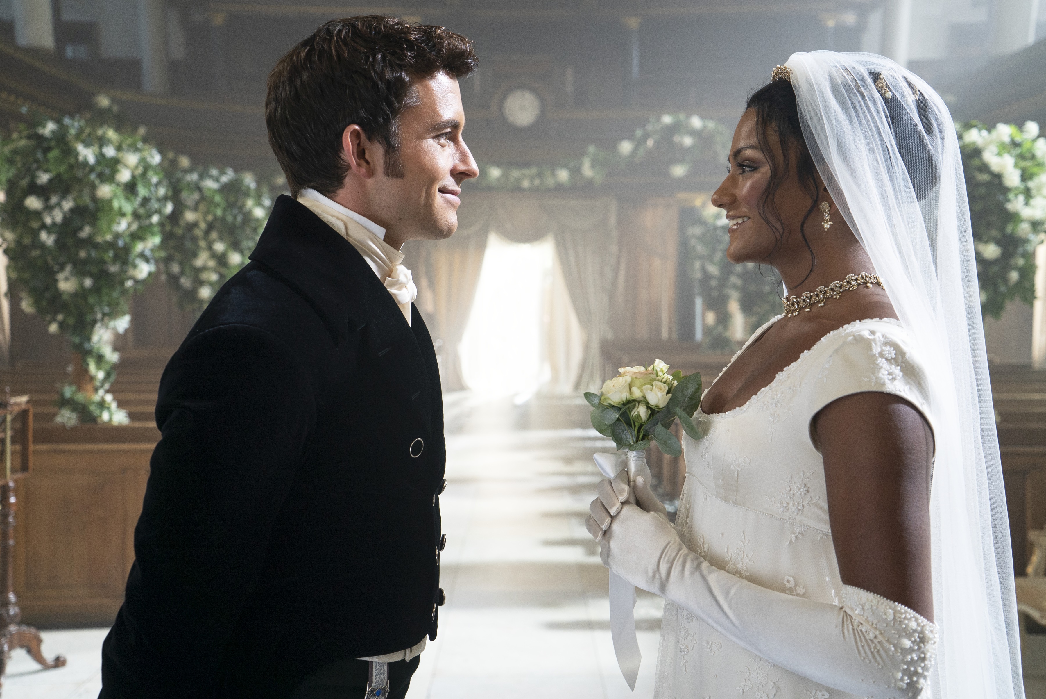 Anthony Bridgerton and Kate Sharma wedding HD Wallpaper