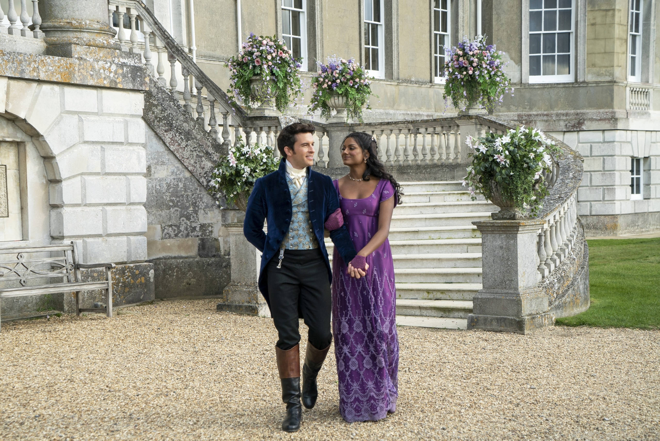 Anthony and Kate from Bridgerton HD Wallpaper