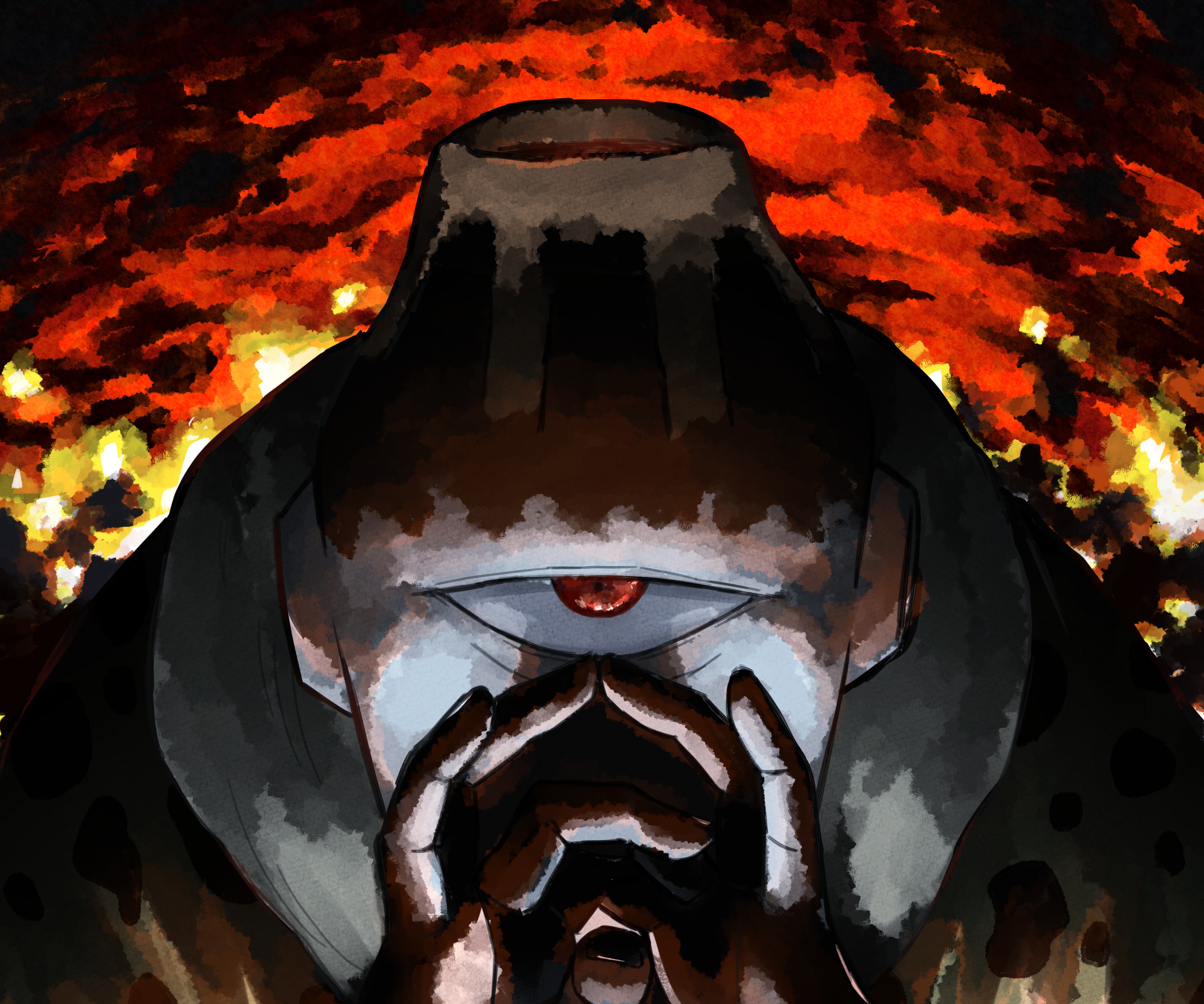 Jogo from Jujutsu Kaisen HD Wallpaper