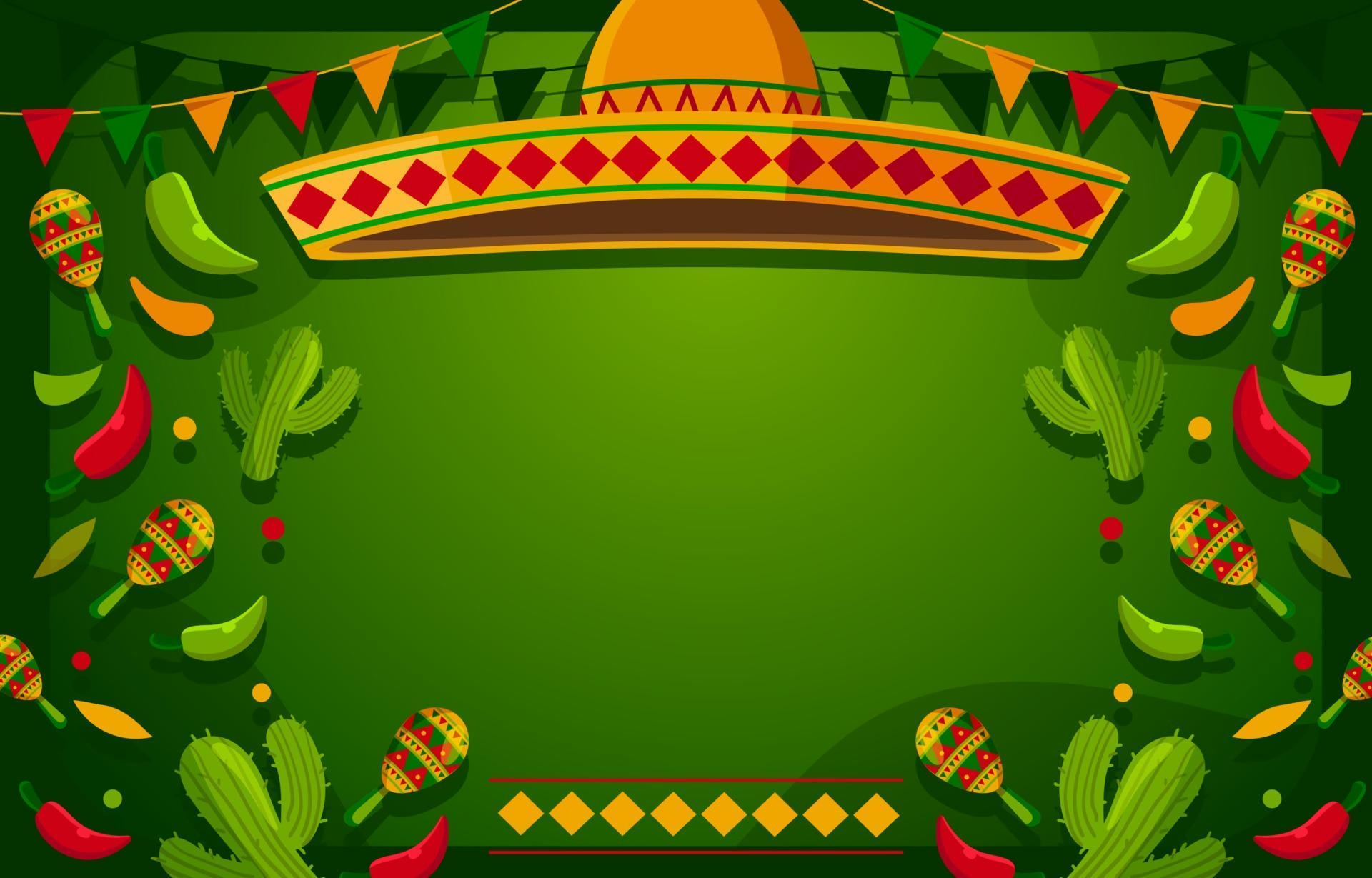 Cinco de Mayo sombrero and decorations HD Wallpaper