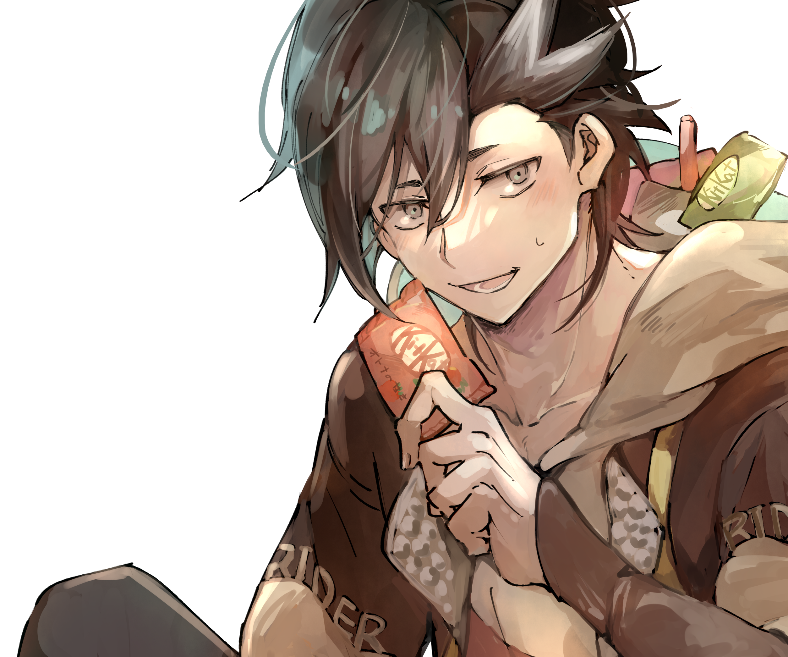 Mandricardo from Fate/Grand Order holding Kit Kats HD Wallpaper