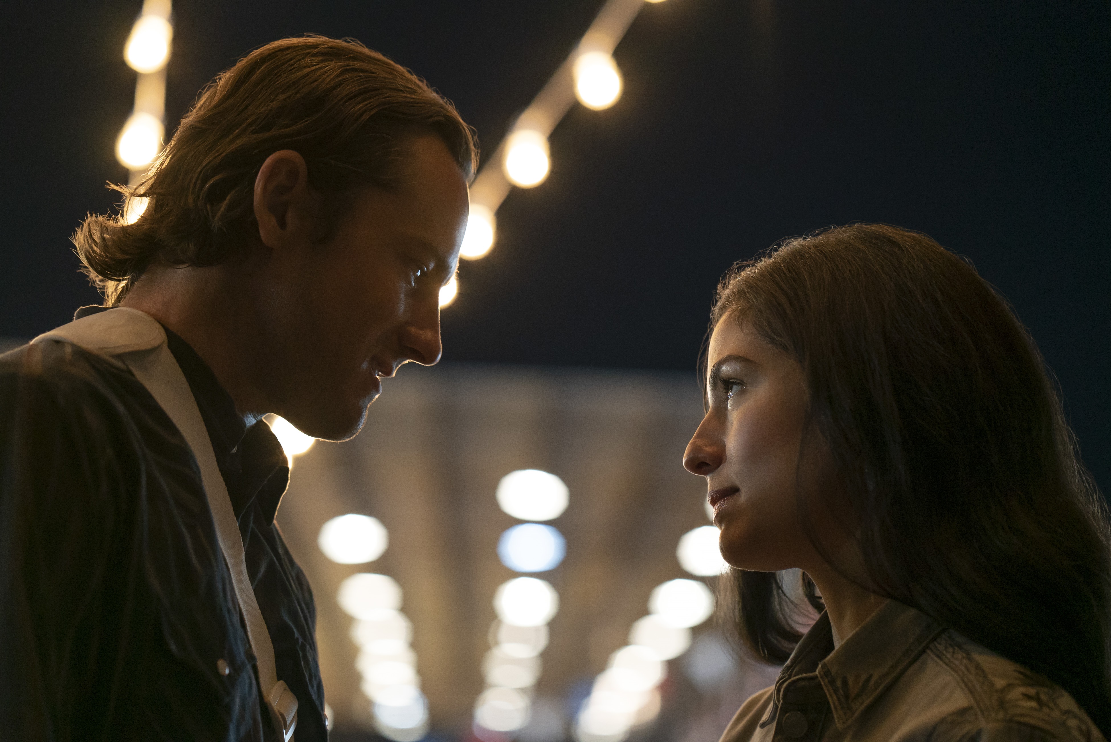 Lewis Pullman and Isabel Arraiza from Outer Range 4K HD Wallpaper