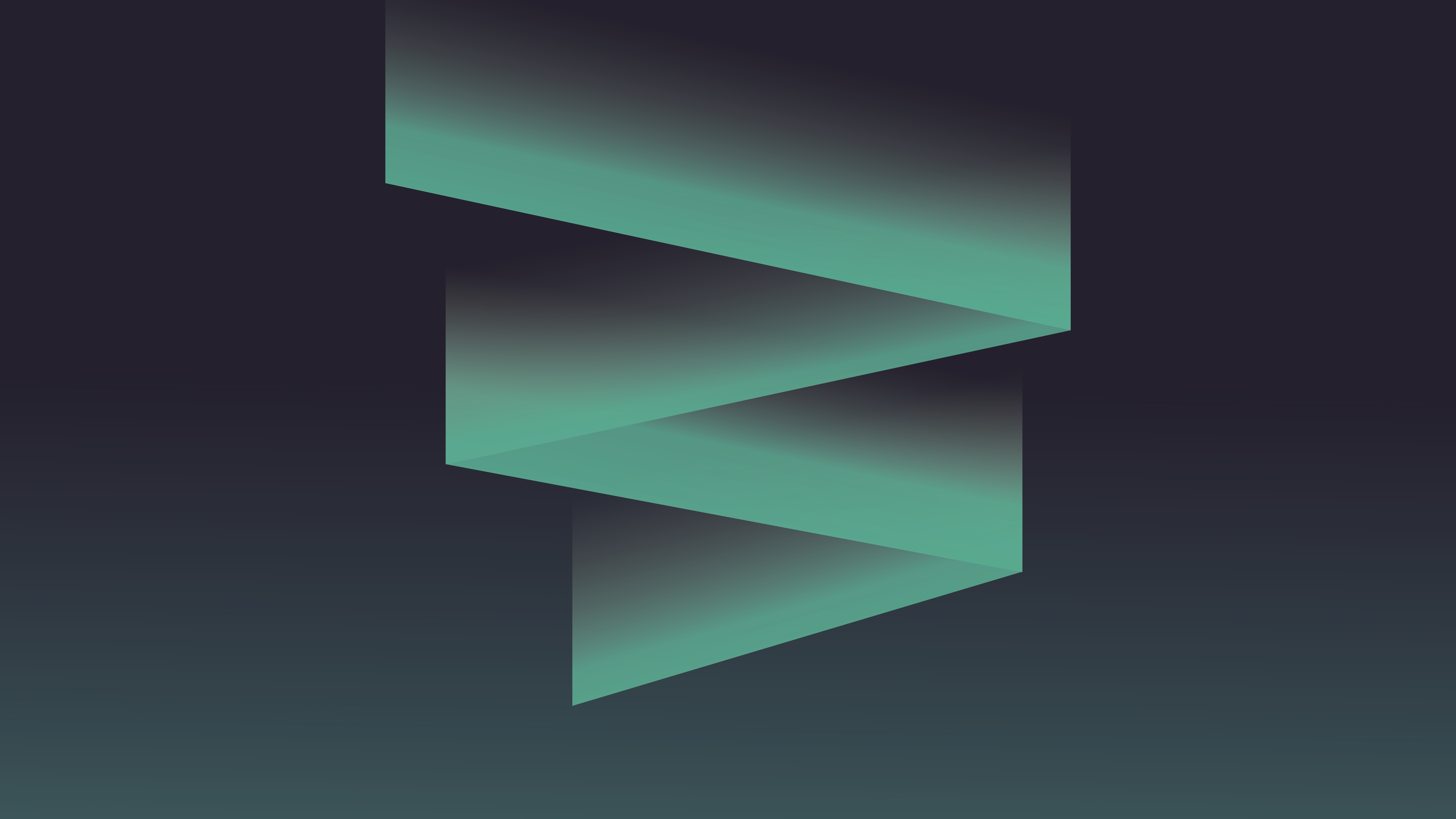 Abstract geometric shapes with gradient HD Wallpaper