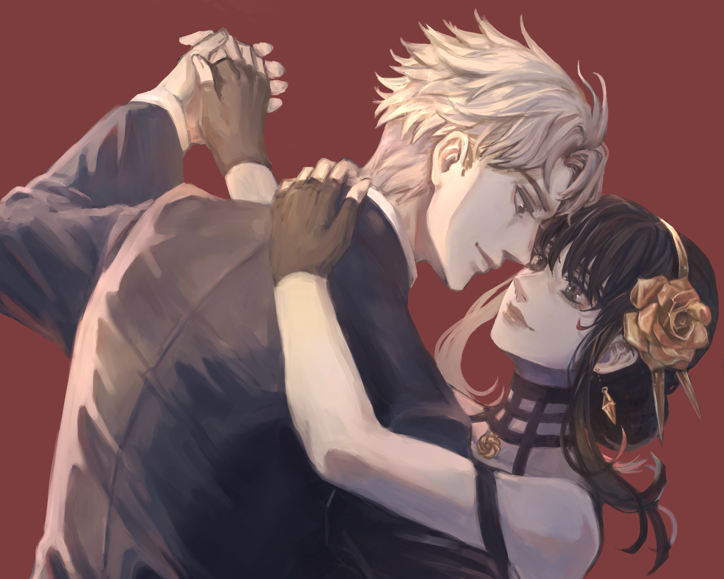Loid Forger and Yor Forger from Spy X Family dancing HD Wallpaper