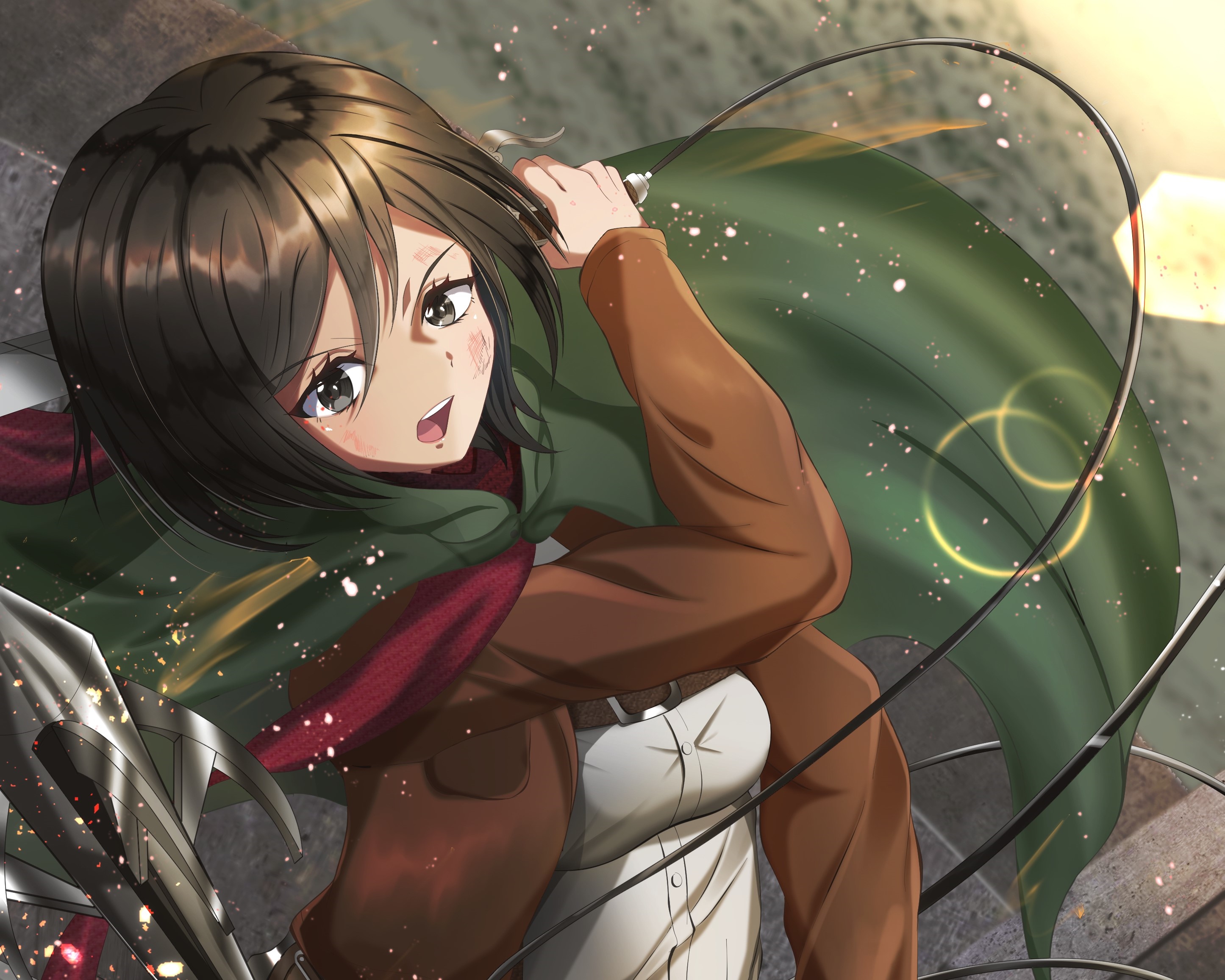 Mikasa Ackerman from Attack On Titan HD Wallpaper