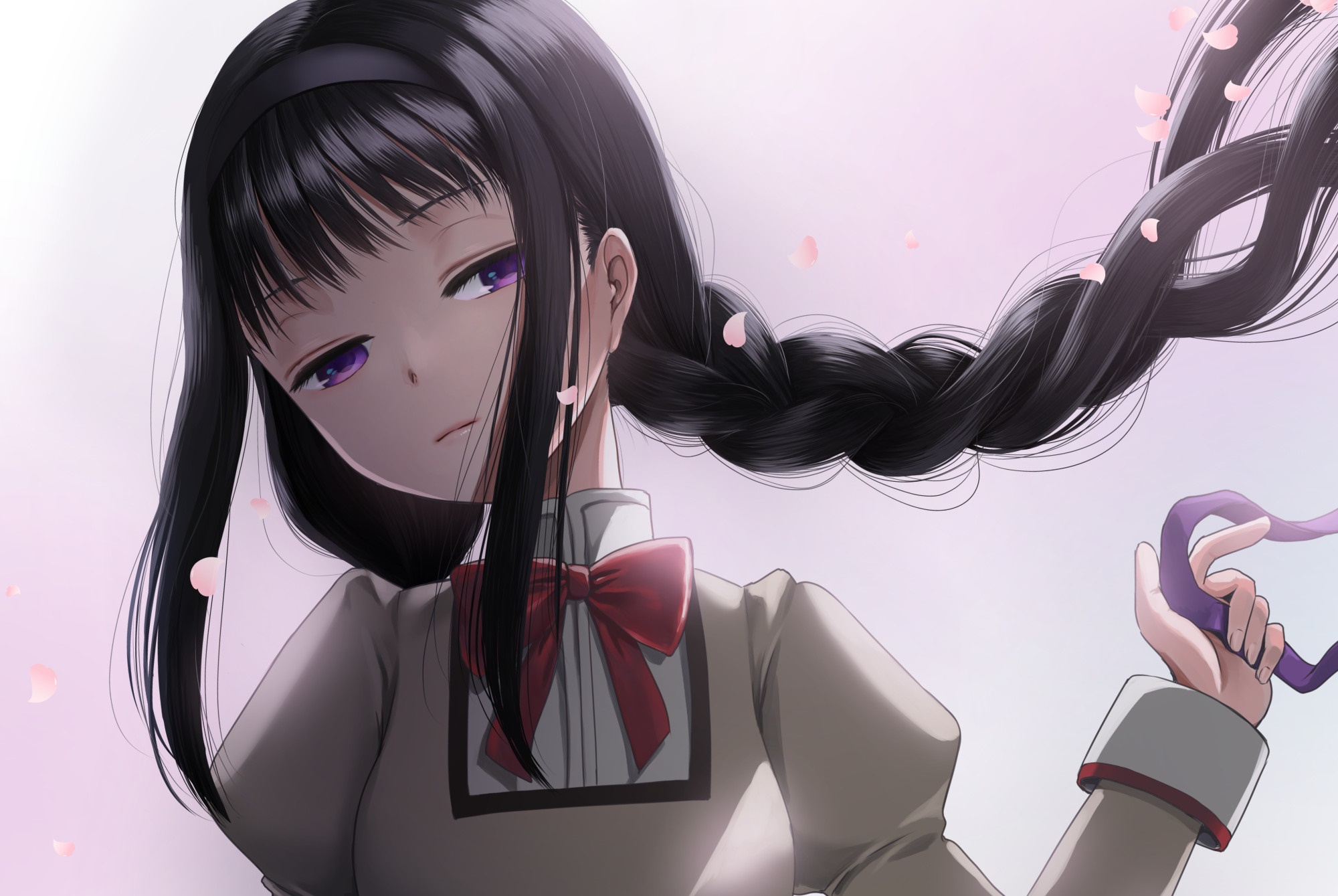 Homura Akemi from Puella Magi Madoka Magica HD Wallpaper