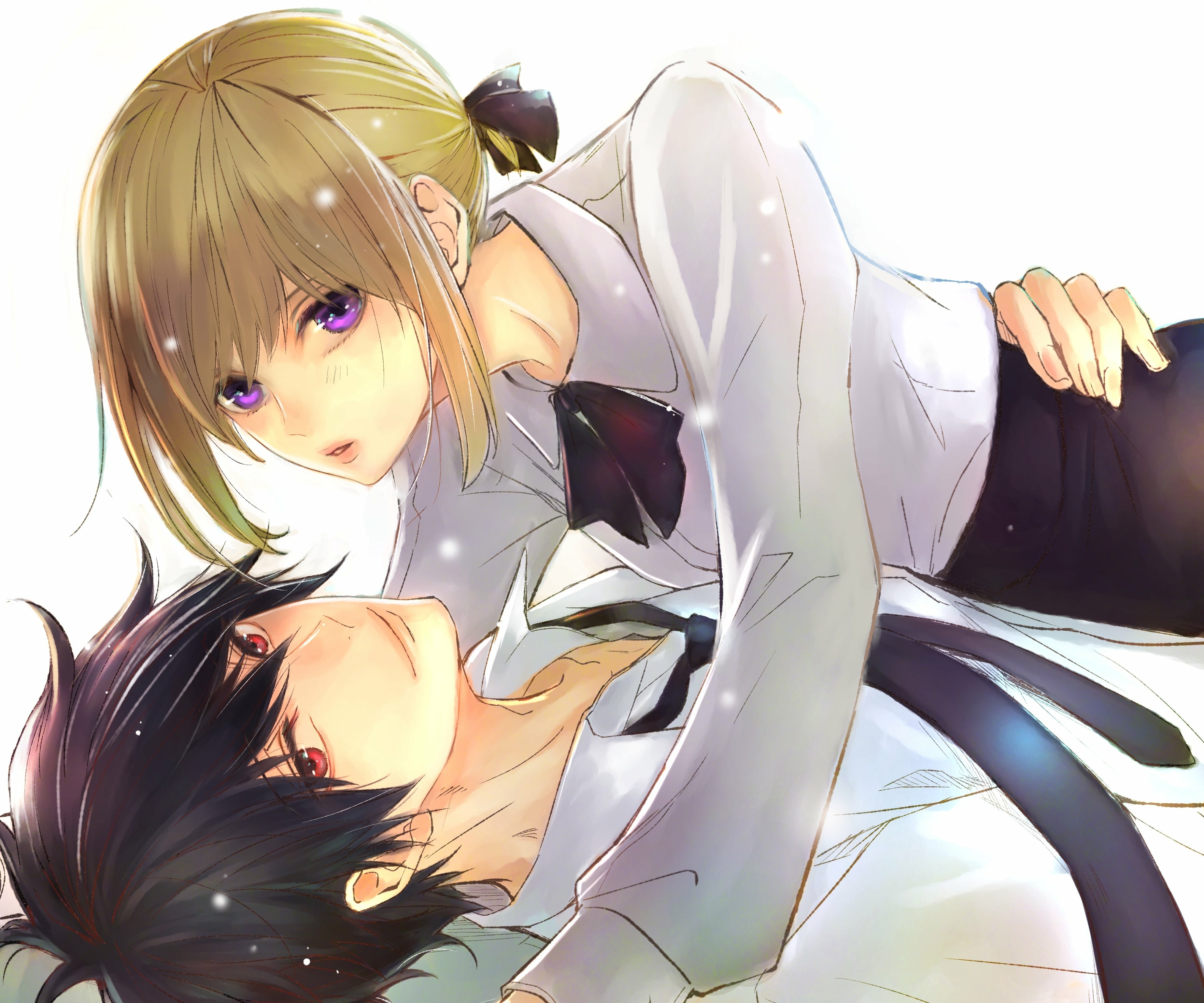 Fumi Nishioka and Kyutaro Horikita from Queens Quality HD Wallpaper